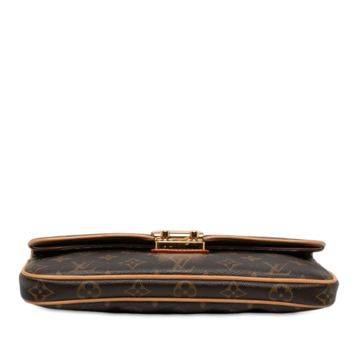 Louis Vuitton Monogram Sofia Coppola Slim Clutch — Brown