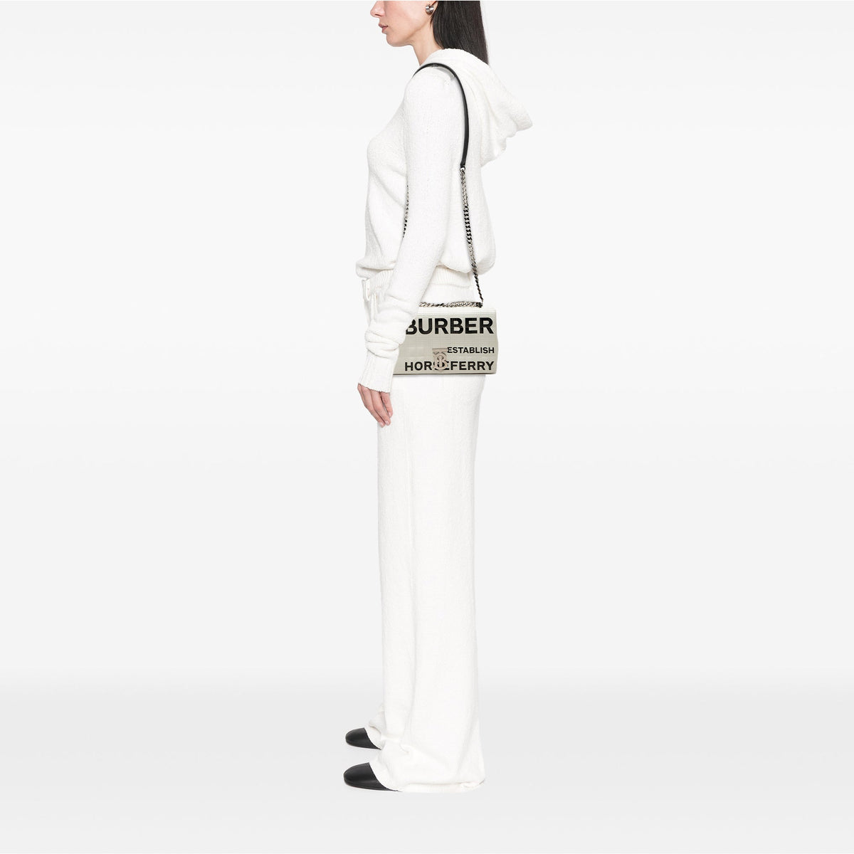 Burberry Small Quilted Coated Canvas Lola Crossbody