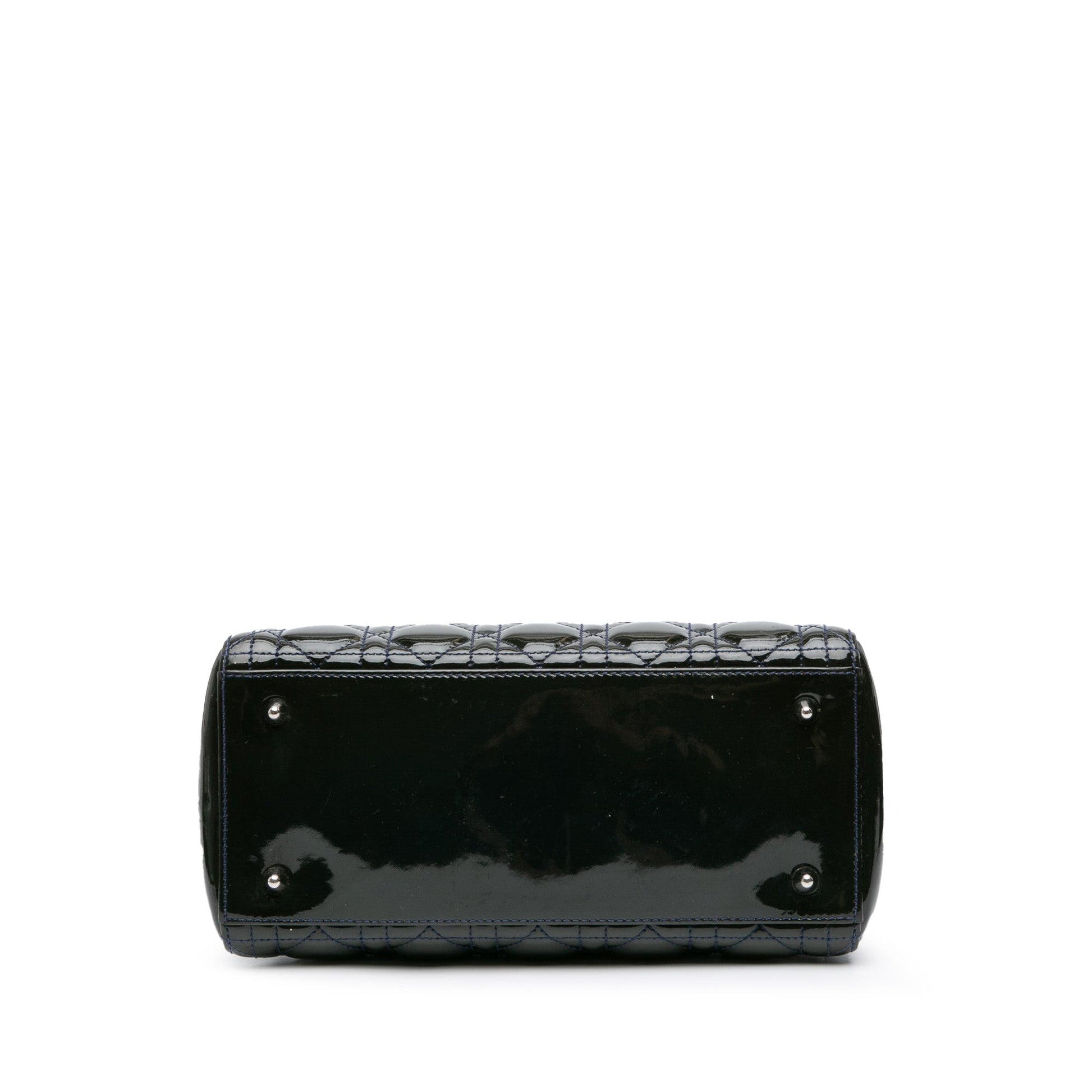 Dior Medium Patent Cannage Lady Dior