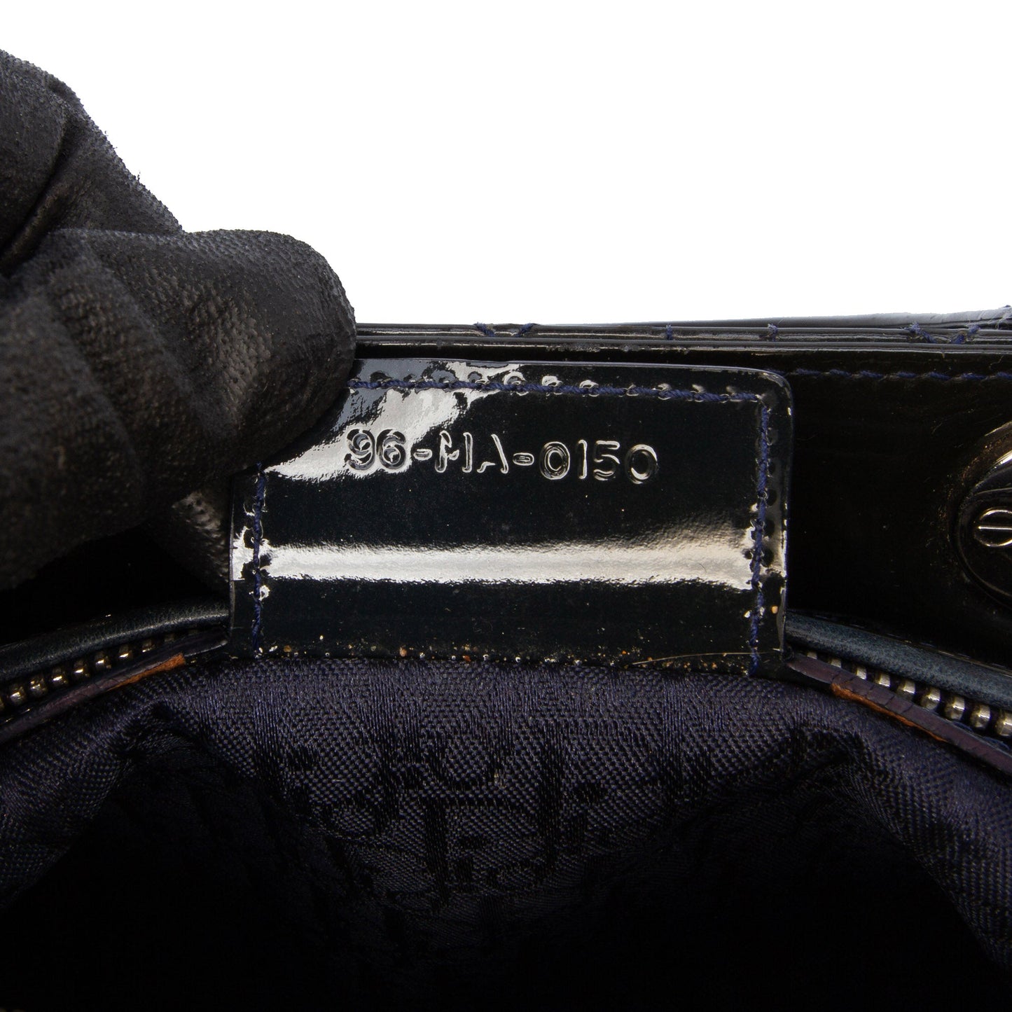 Dior Medium Patent Cannage Lady Dior