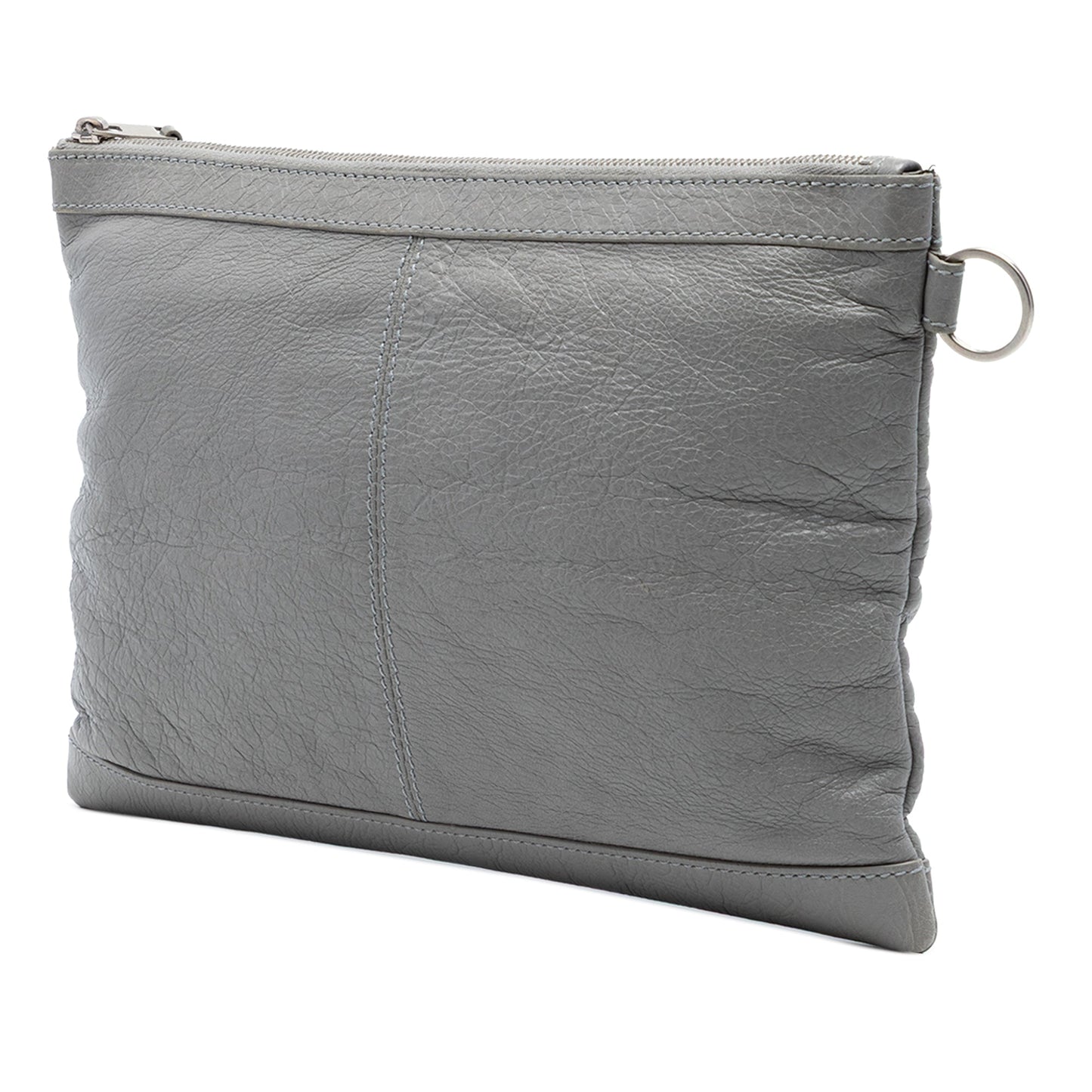 Balenciaga Lambskin Motocross Classic Clip M Clutch