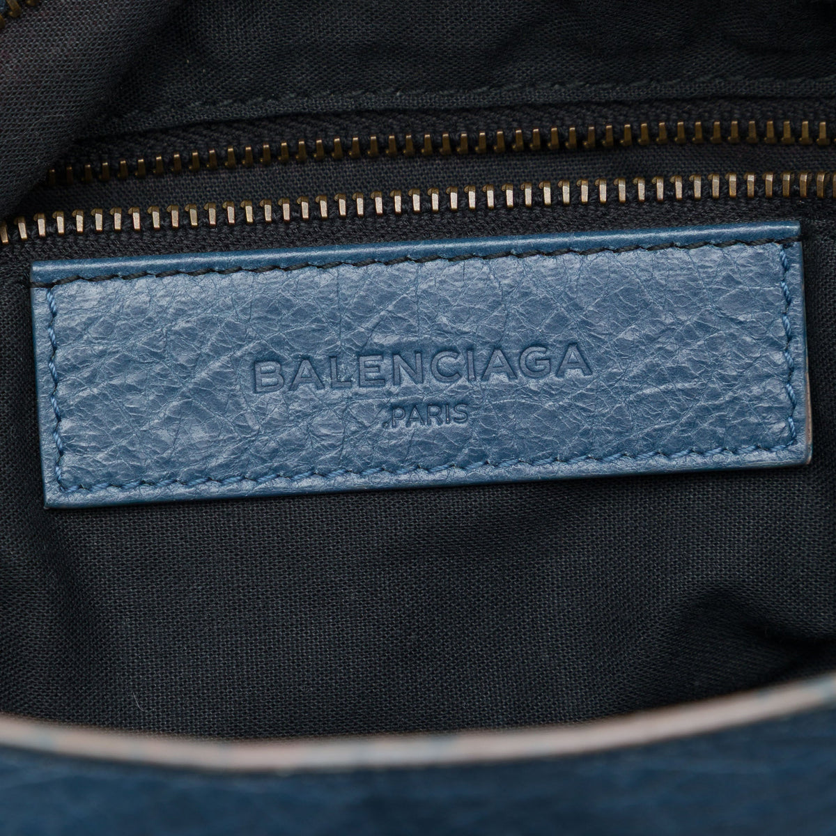 Balenciaga Lambskin Motocross Classic Town Satchel