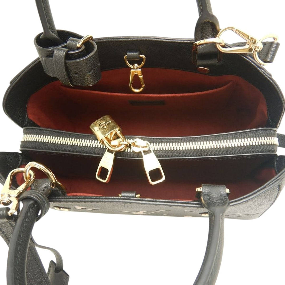 Louis Vuitton Bicolor Monogram Empreinte Giant Montaigne BB