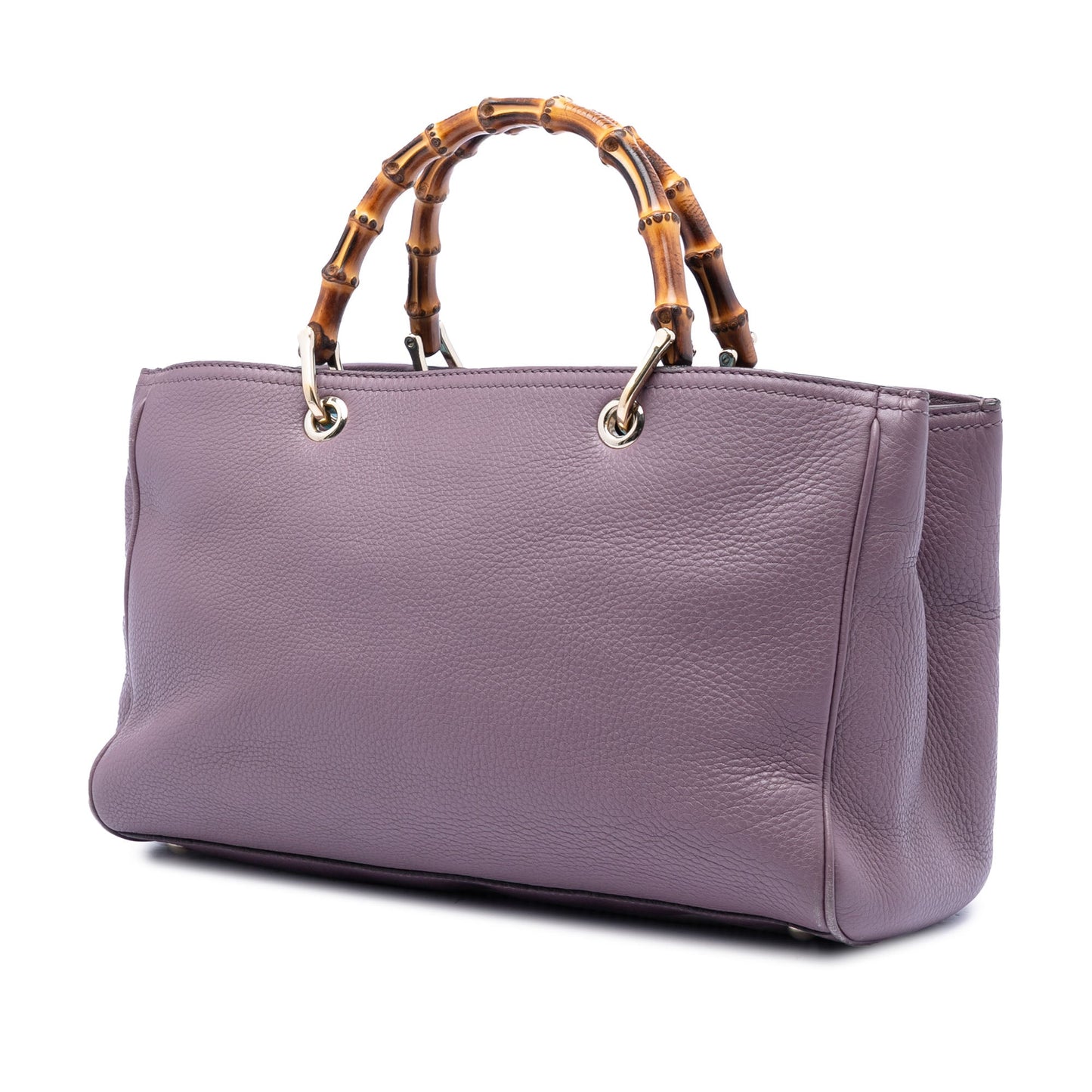 Gucci Medium Calfskin Bamboo Shopper Satchel