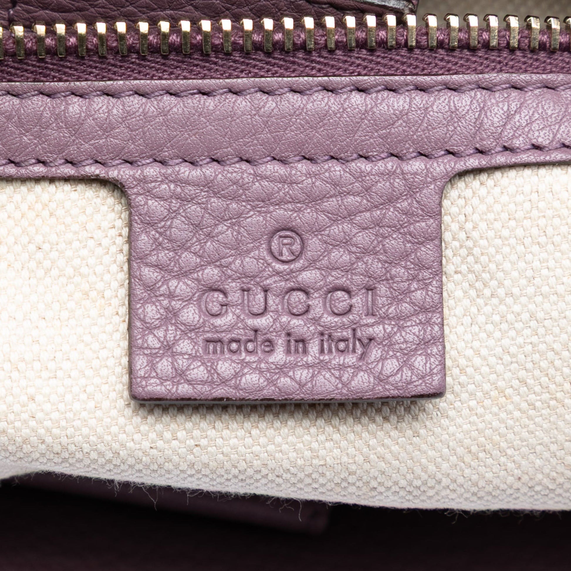 Gucci Medium Calfskin Bamboo Shopper Satchel