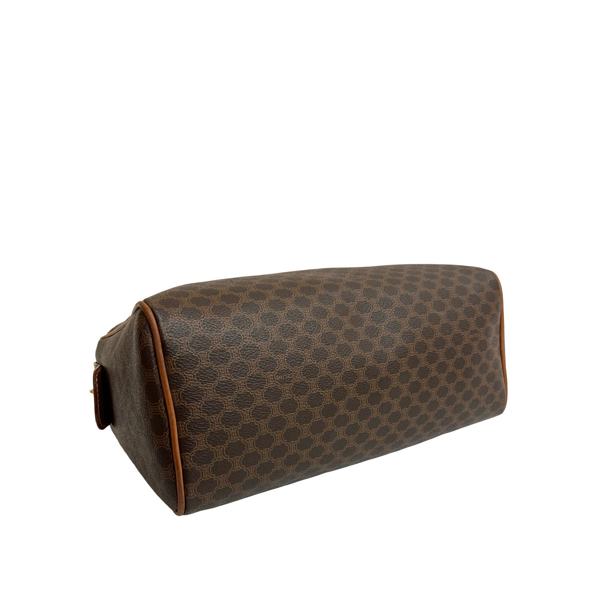 Celine Macadam Coated Canvas Boston Bag