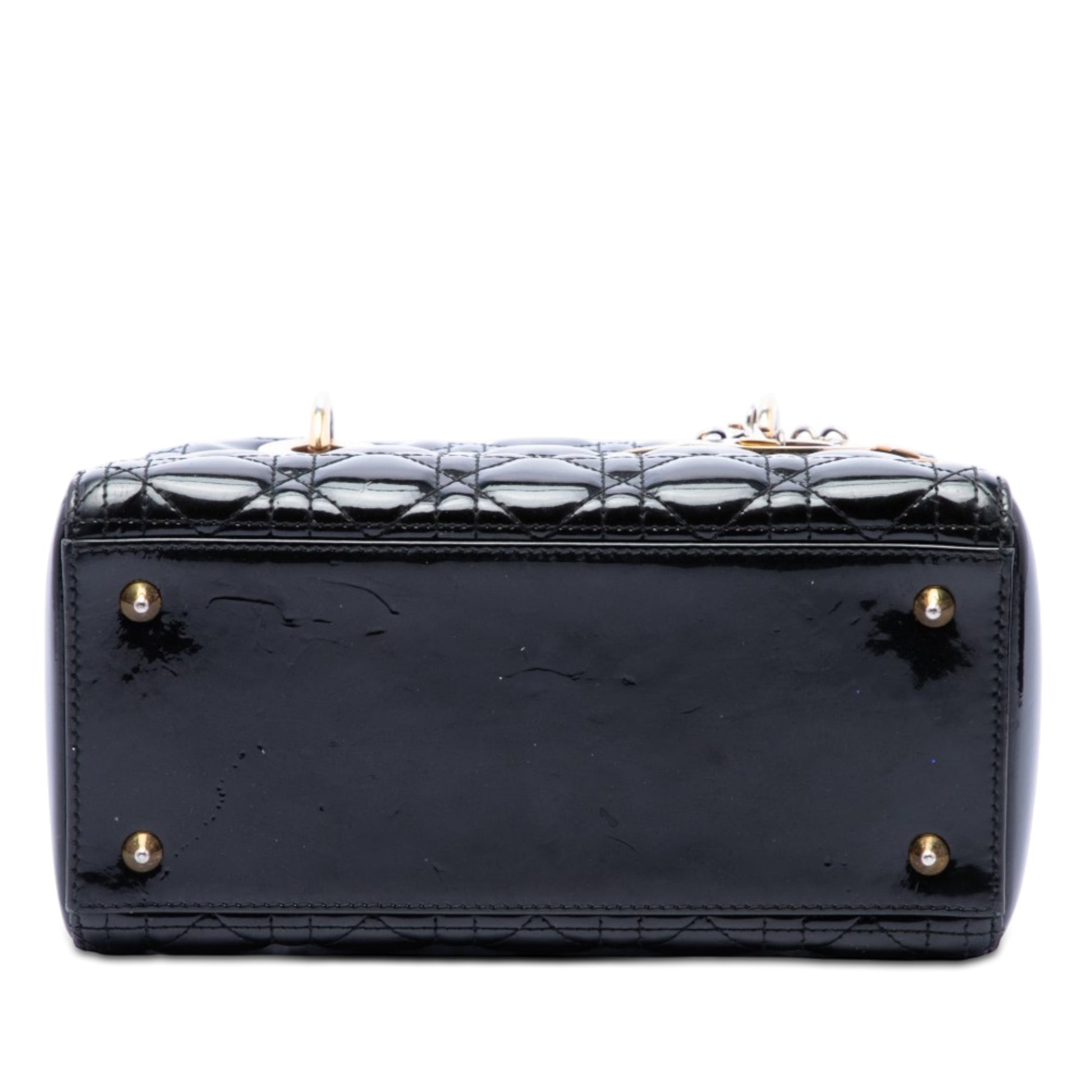 Dior Medium Patent Cannage Lady Dior