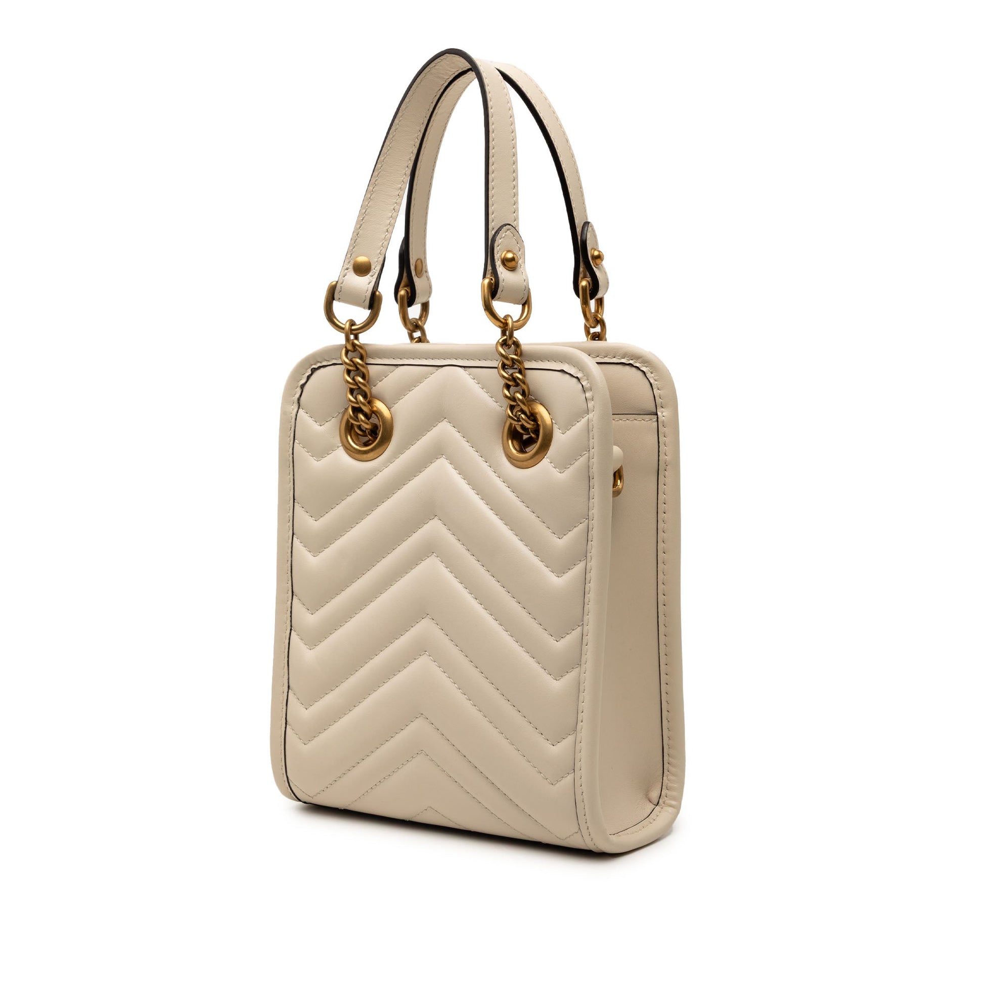 Gucci Mini GG Marmont Matelasse Leather Satchel