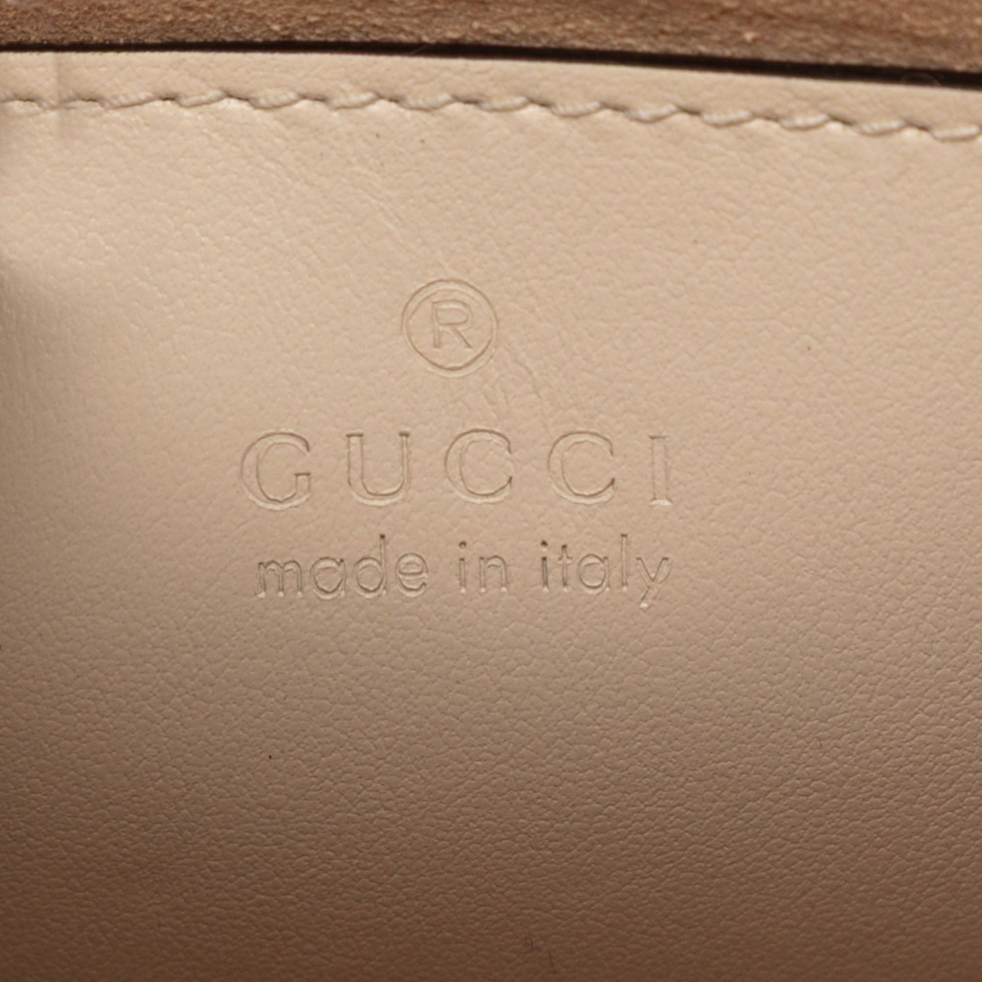 Gucci Mini GG Marmont Matelasse Leather Satchel