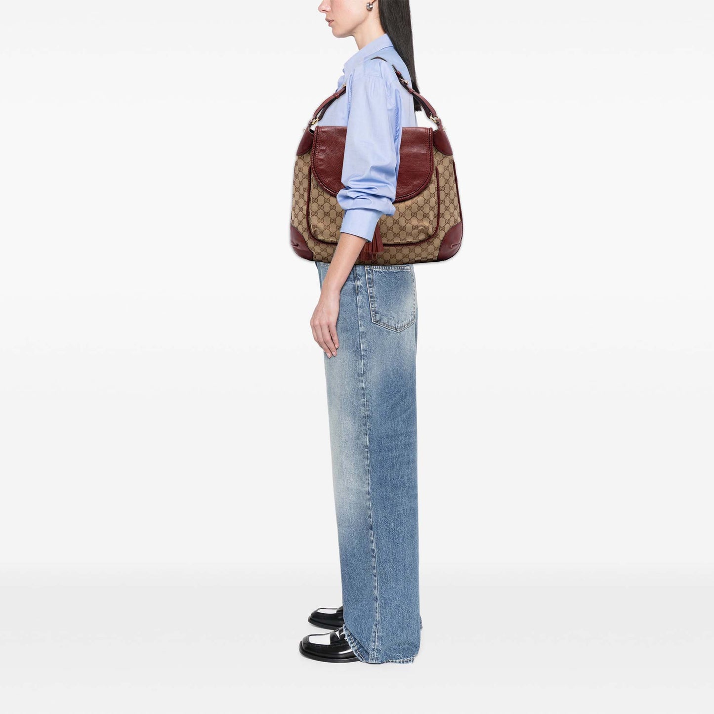 Gucci GG Canvas Marrakech Shoulder Bag