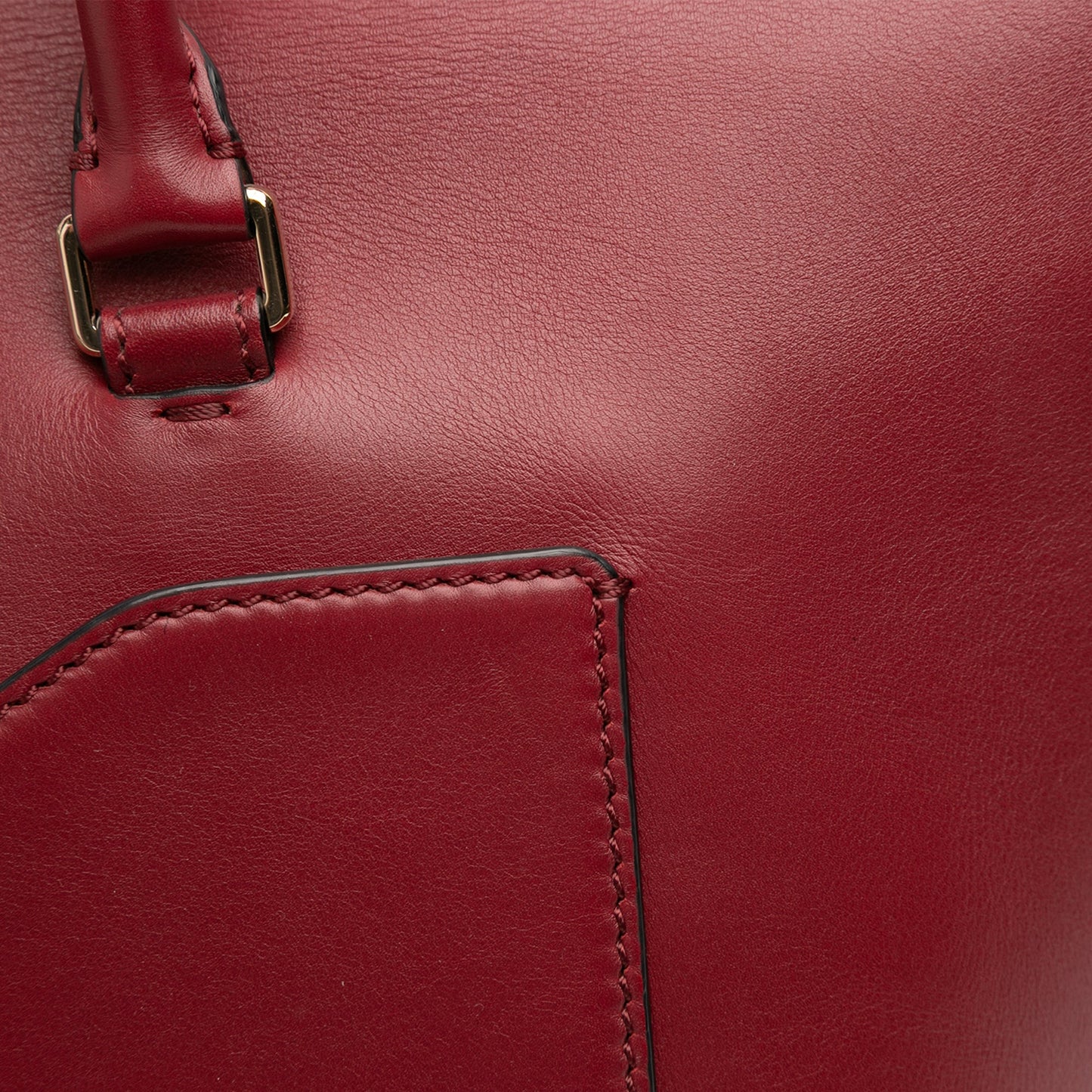 Valentino Leather Rockstud Demilune Satchel