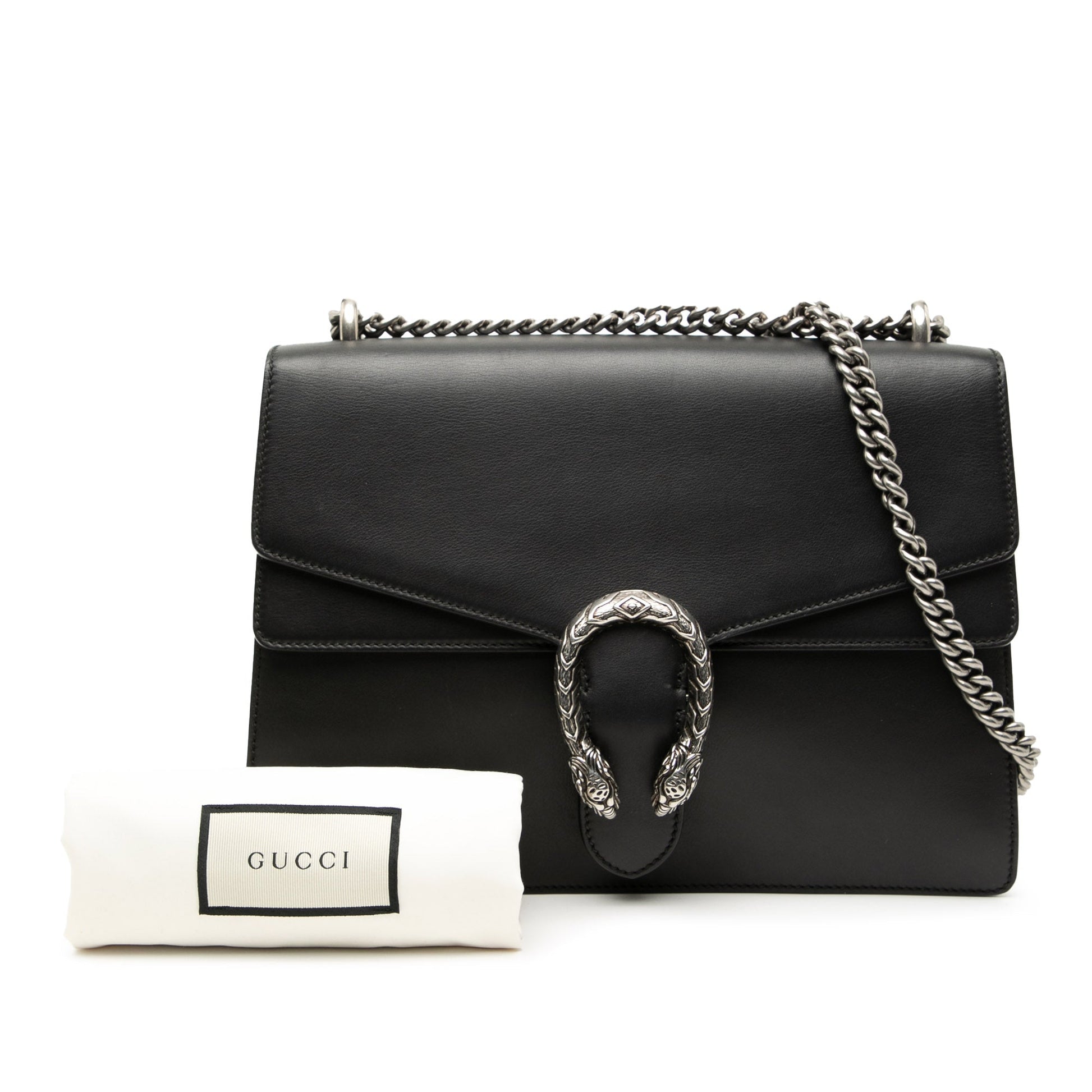 Gucci Medium Leather Dionysus Shoulder Bag
