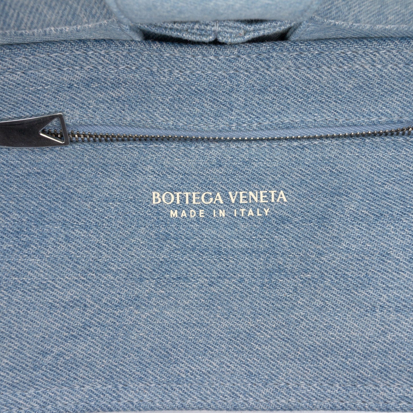 Bottega Veneta Denim Intrecciato Cassette Crossbody