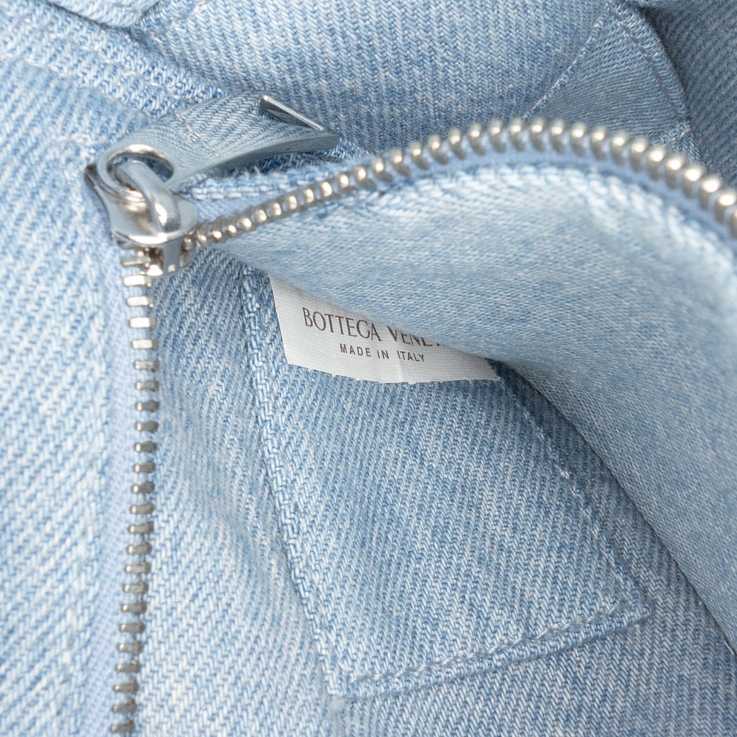 Bottega Veneta Denim Intrecciato Cassette Crossbody
