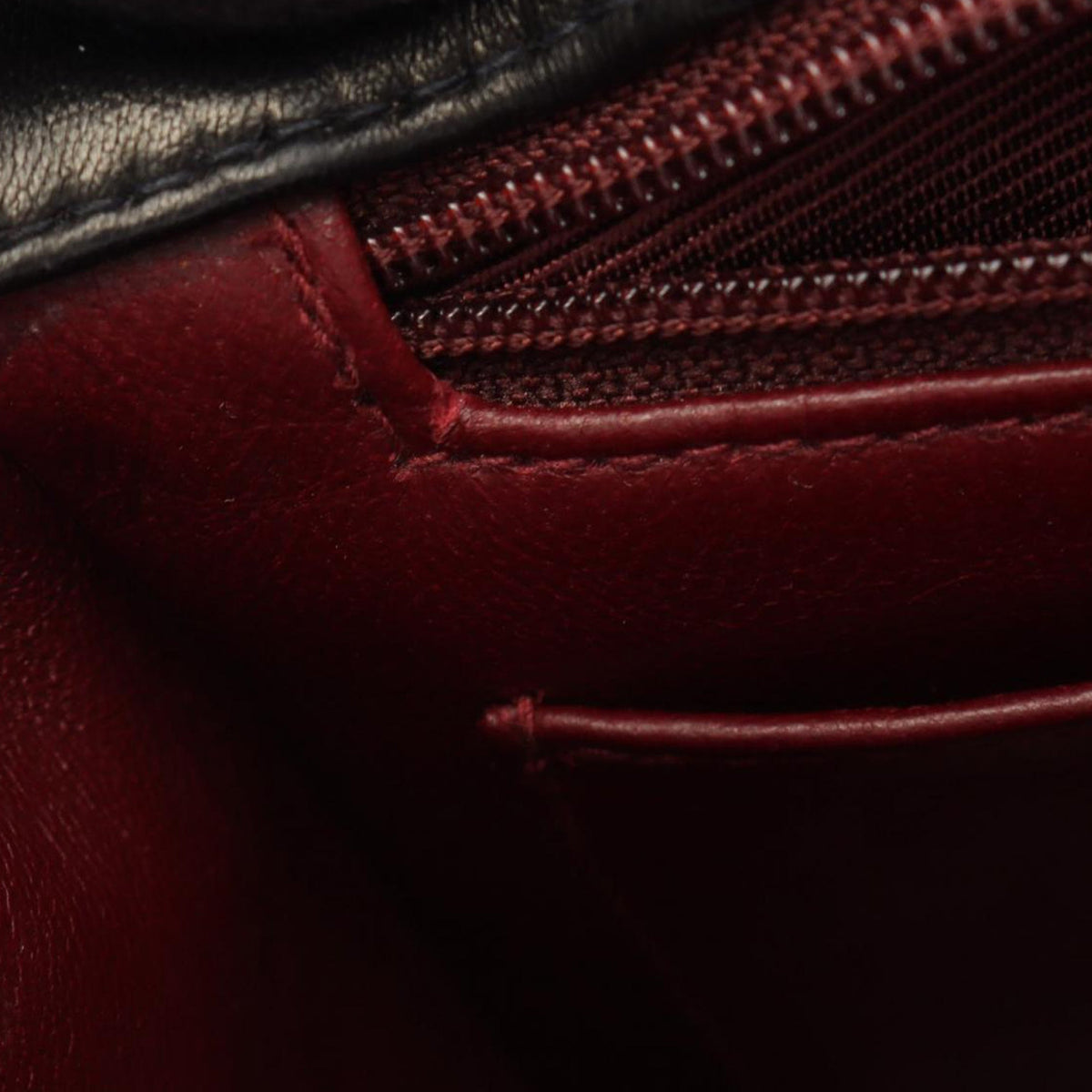 Chanel CC Vertical Quilted Lambskin Top Handle Flap