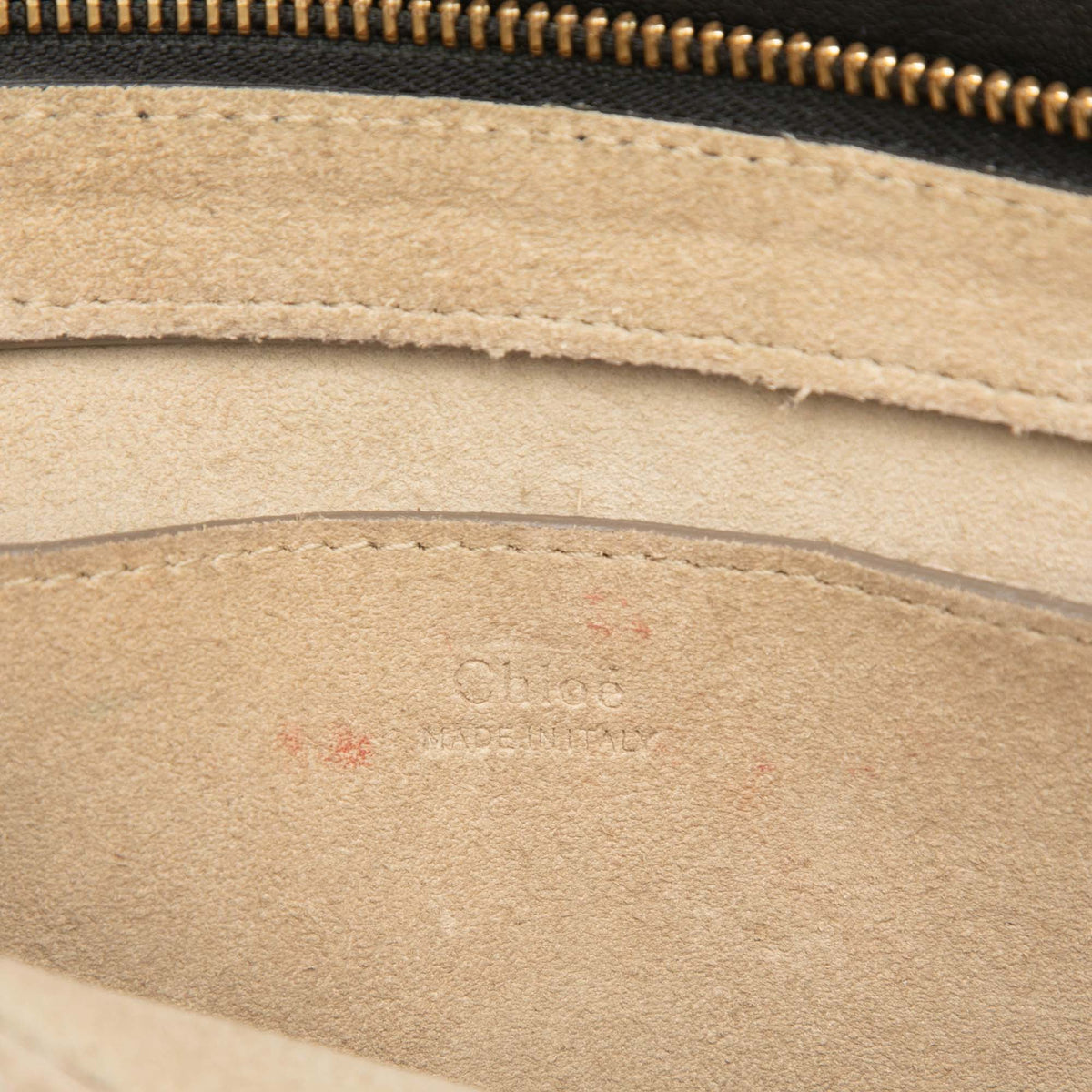 Chloé Small Suede and Calfskin Pixie Satchel