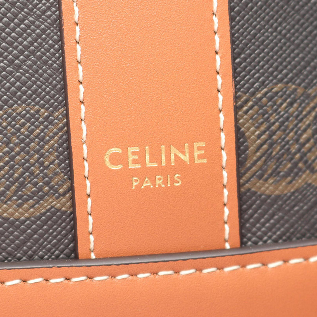Celine Small Triomphe Coated Canvas Bucket Bag