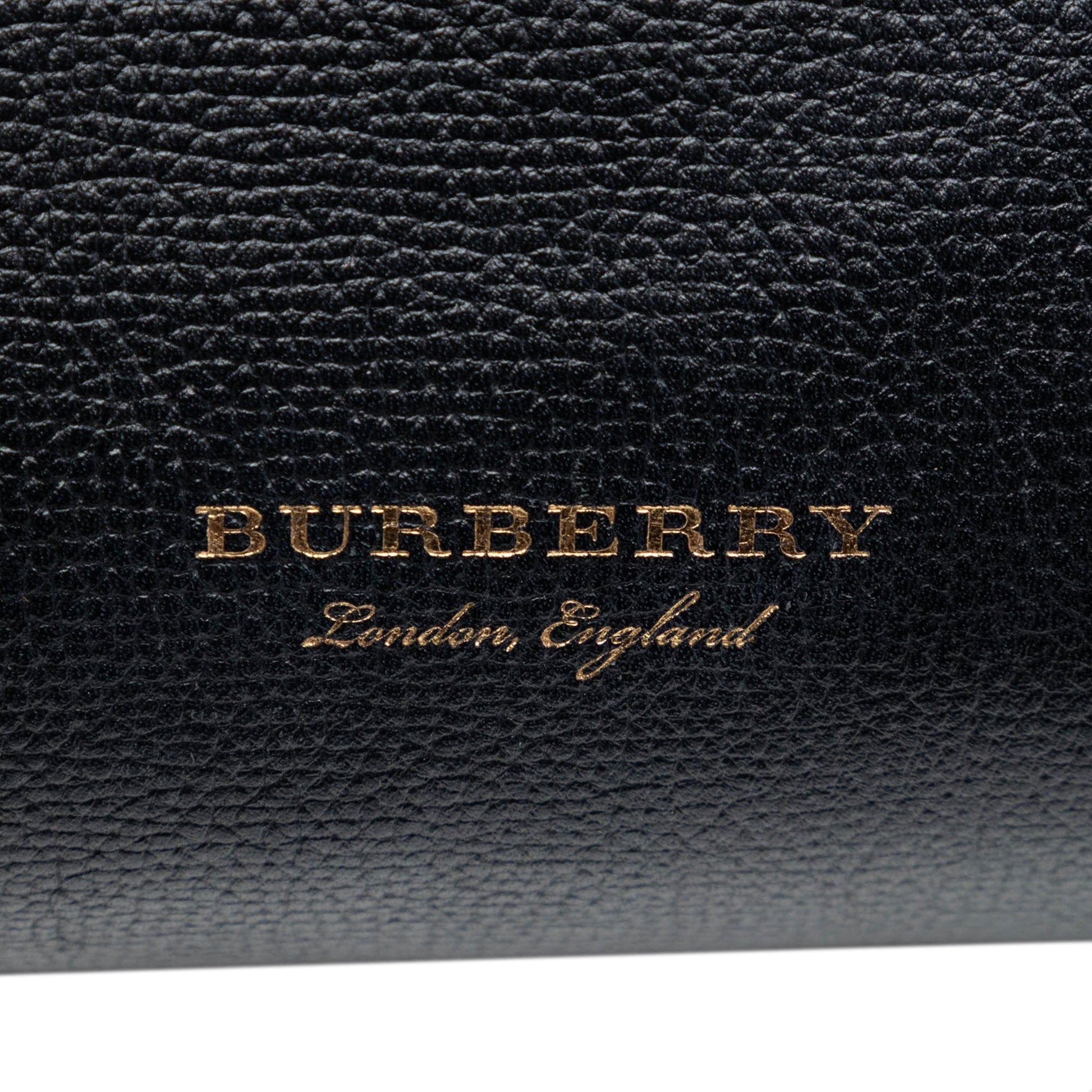Burberry Small Derby Calfskin and House Check Banner Satchel
