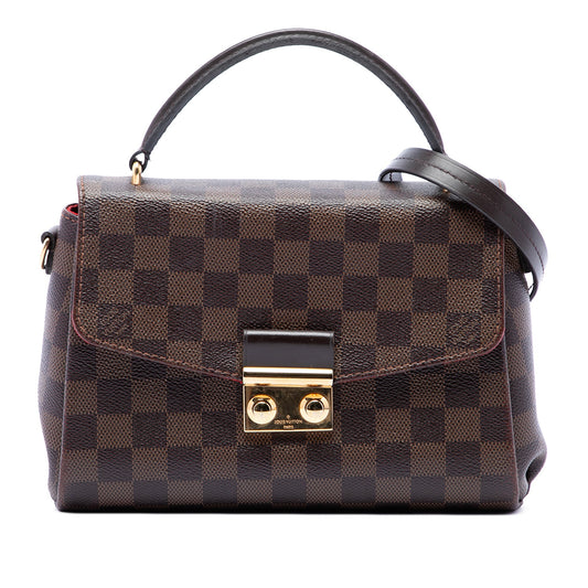 Louis Vuitton Damier Ebene Croisette — Brown
