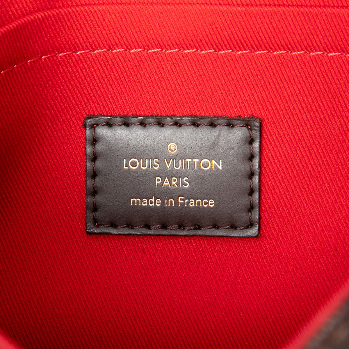 Louis Vuitton Damier Ebene Croisette — Brown