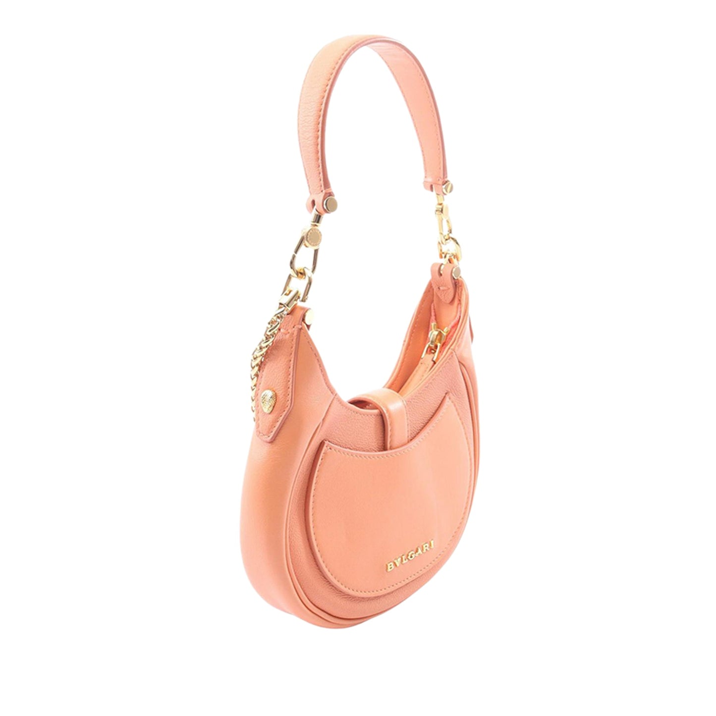 Bvlgari Small Leather Serpenti Ellipse Satchel