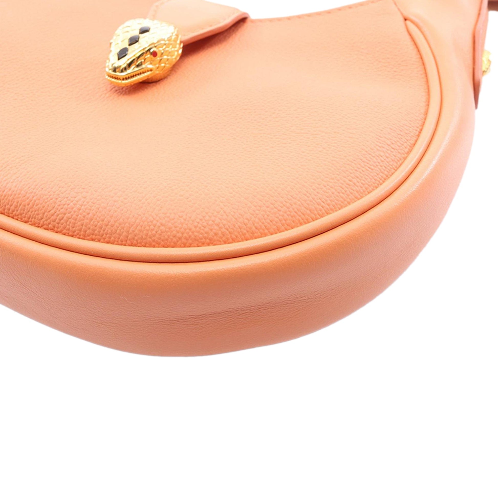 Bvlgari Small Leather Serpenti Ellipse Satchel