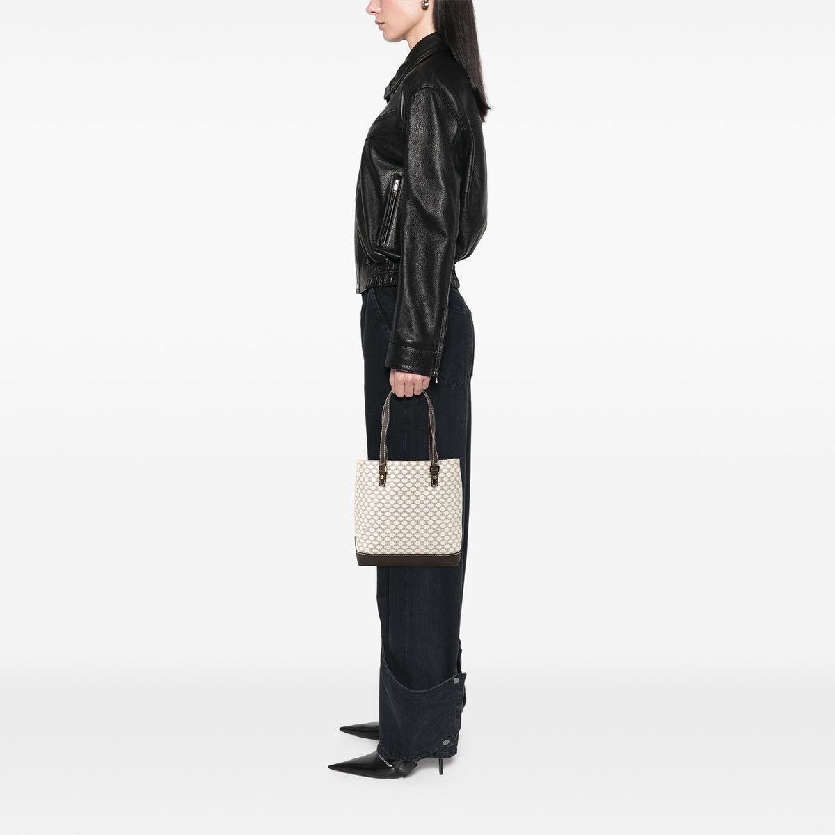 Celine Macadam Coated Canvas Tote