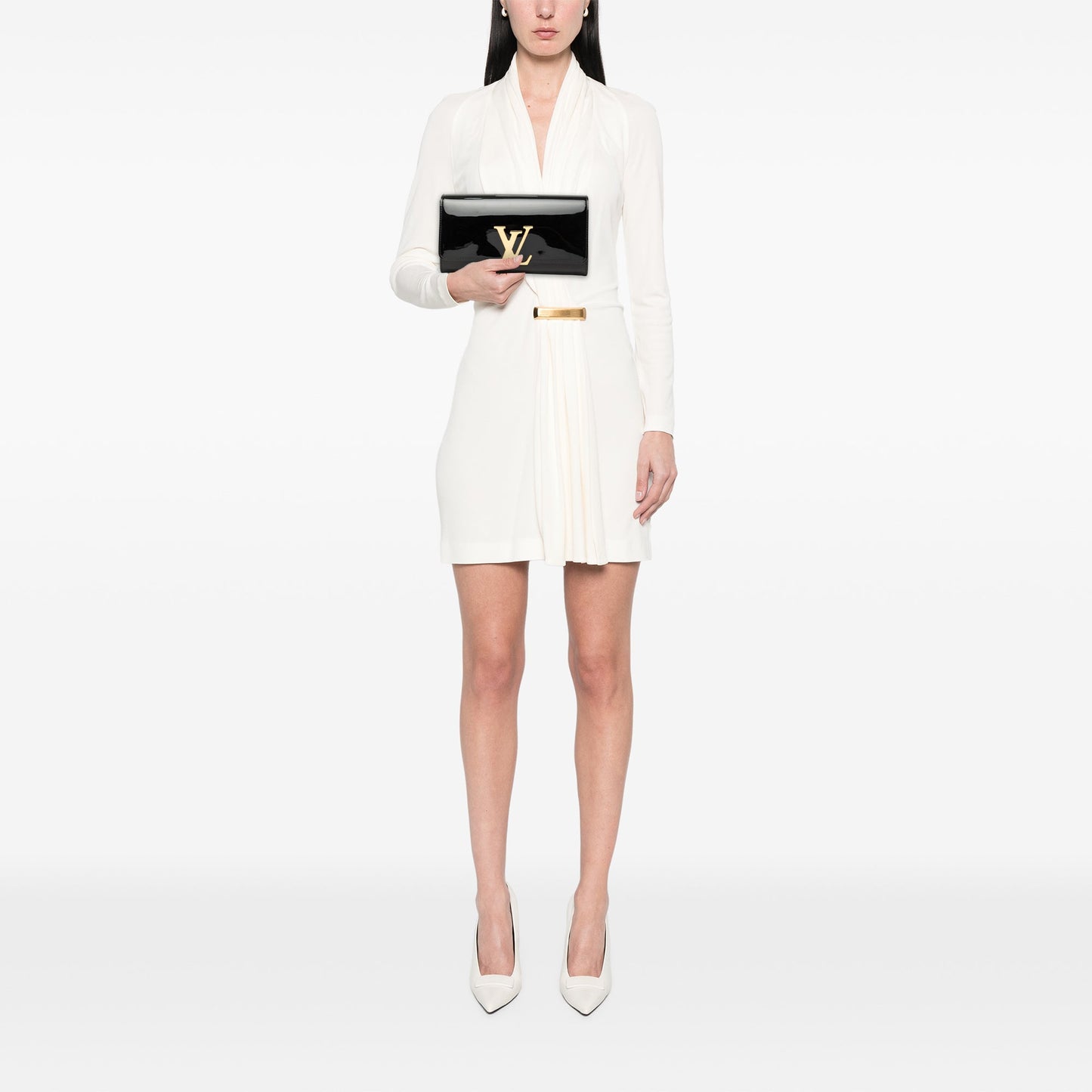 Louis Vuitton Vernis Louise East West Clutch