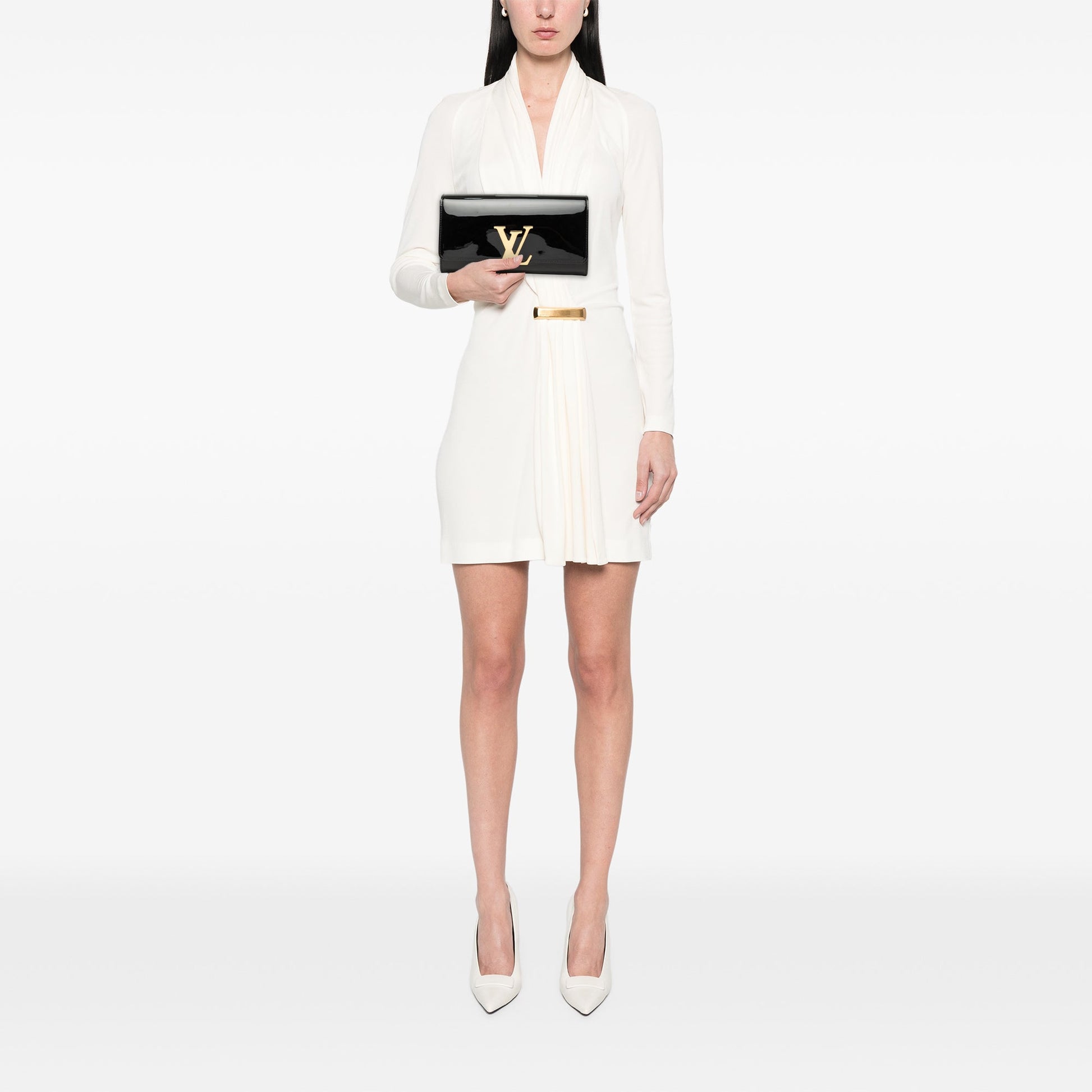 Louis Vuitton Vernis Louise East West Clutch