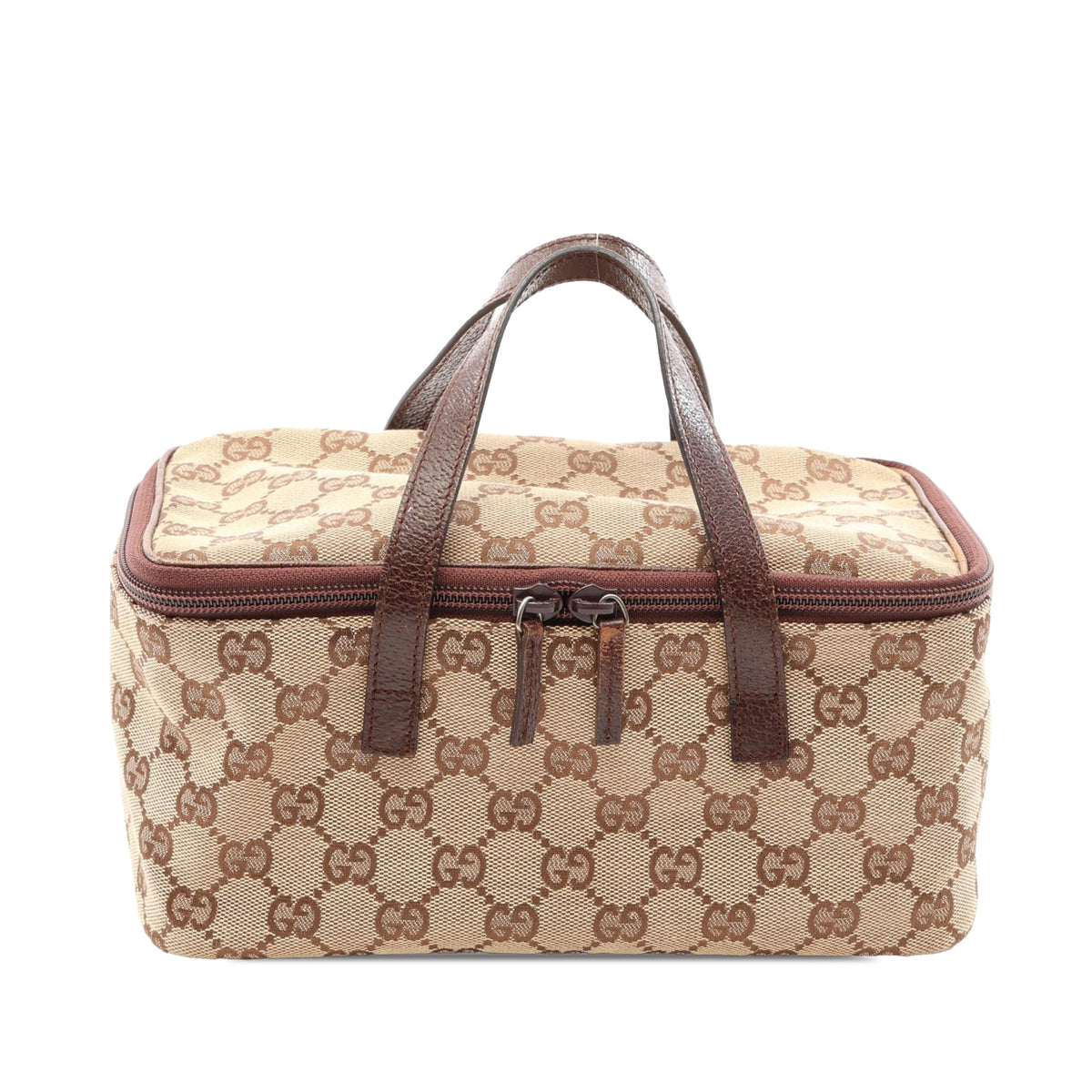 Gucci GG Canvas Vanity Bag — Beige
