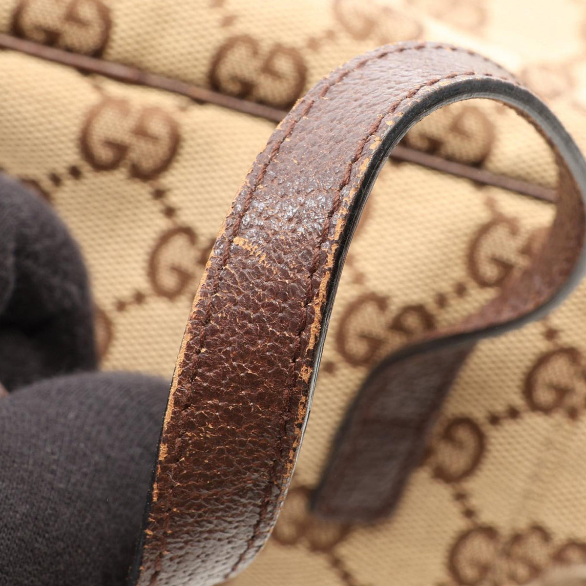 Gucci GG Canvas Vanity Bag — Beige
