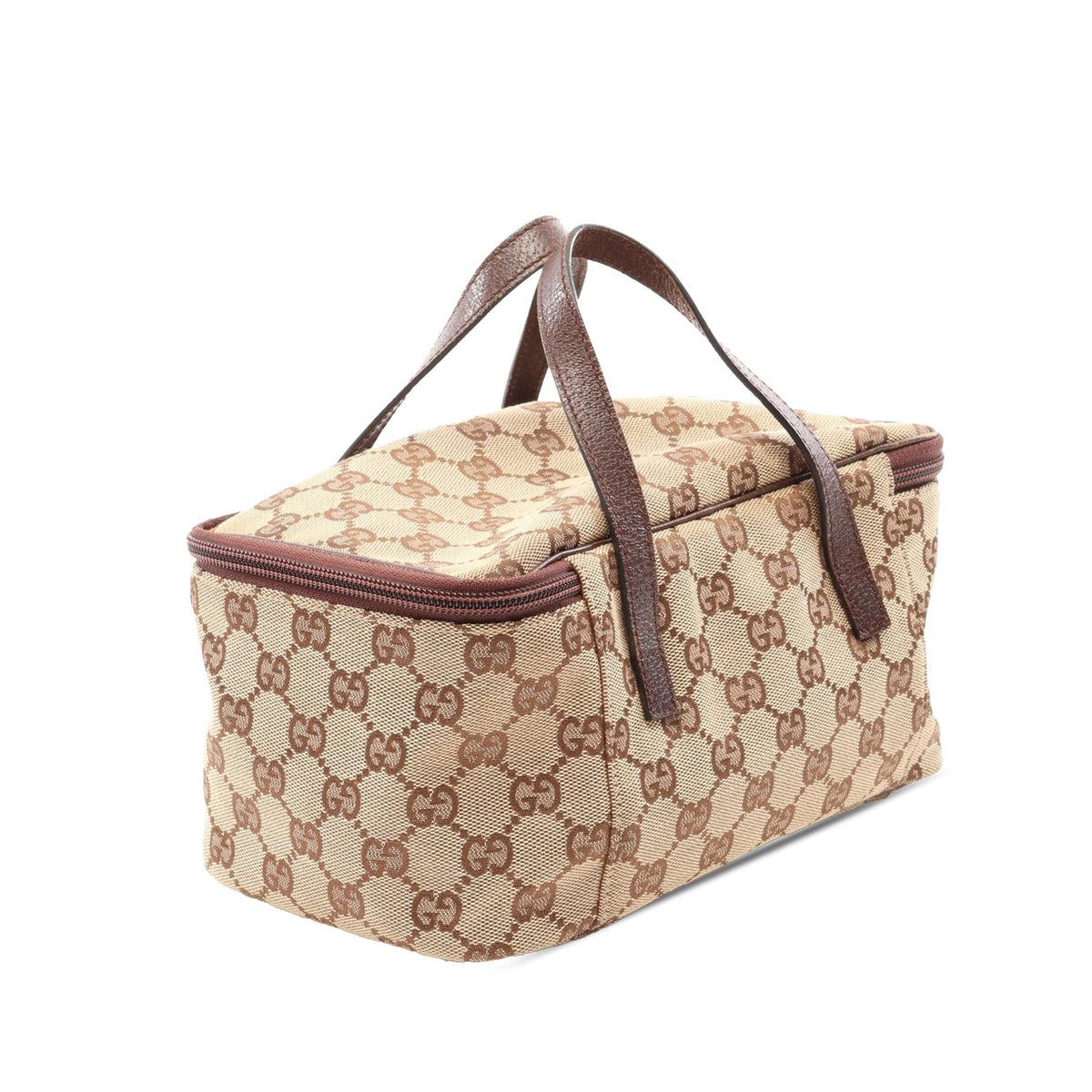 Gucci GG Canvas Vanity Bag — Beige
