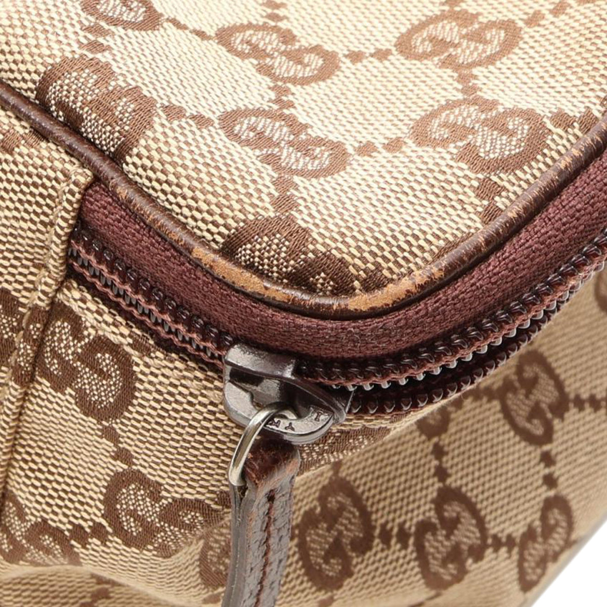 Gucci GG Canvas Vanity Bag — Beige