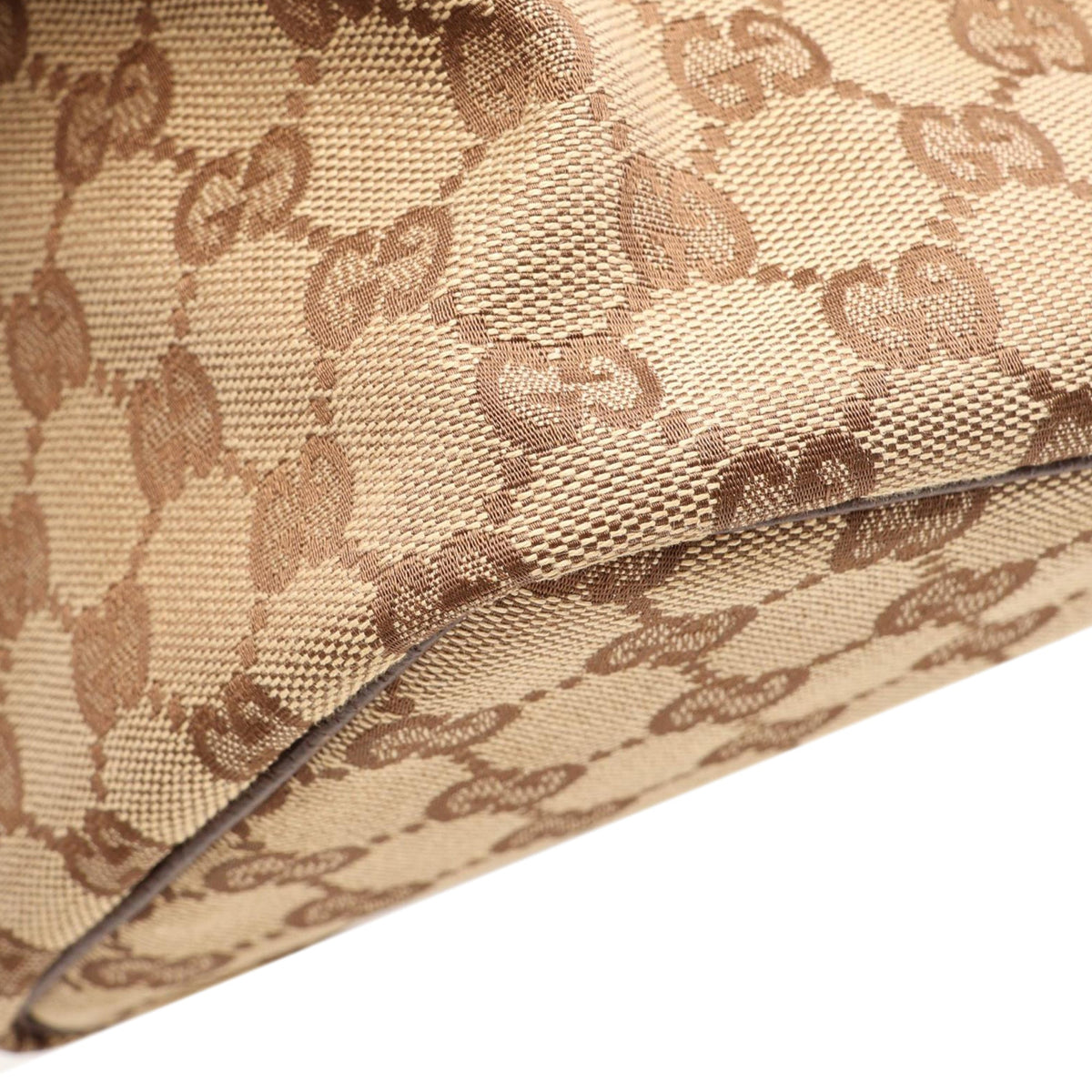 Gucci GG Canvas Vanity Bag — Beige