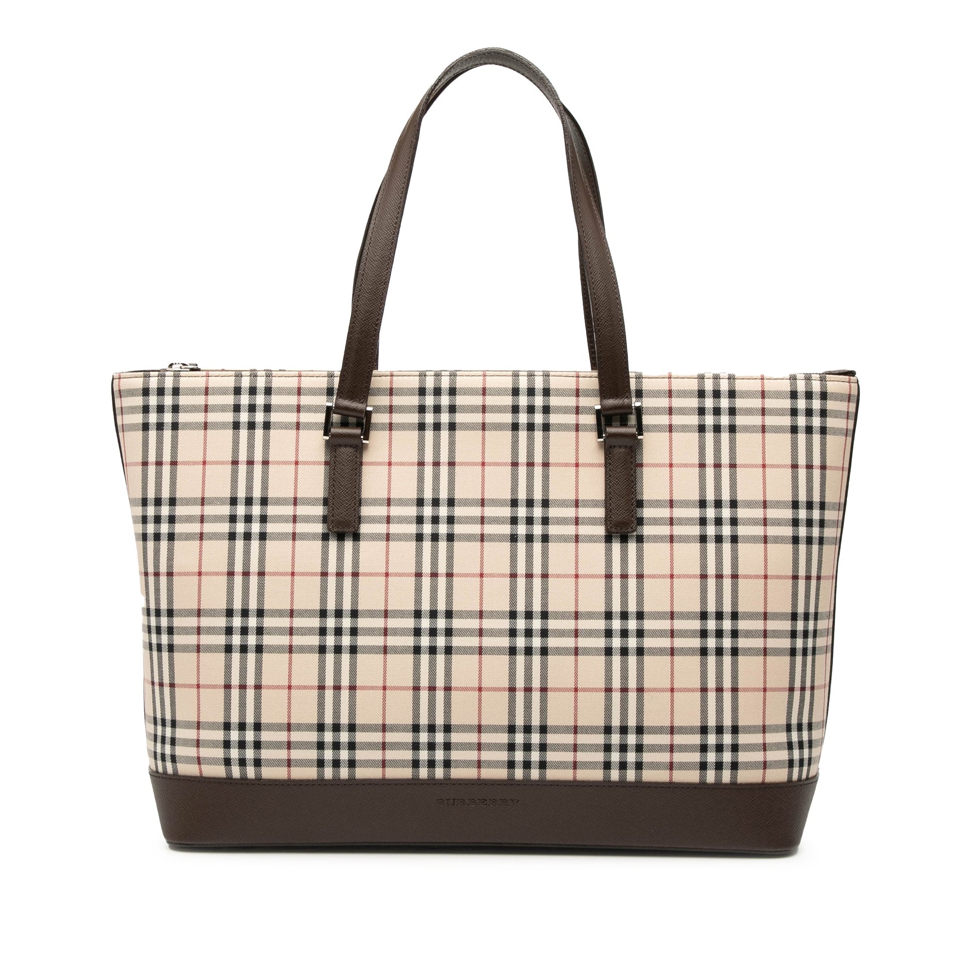 Burberry House Check Canvas Tote