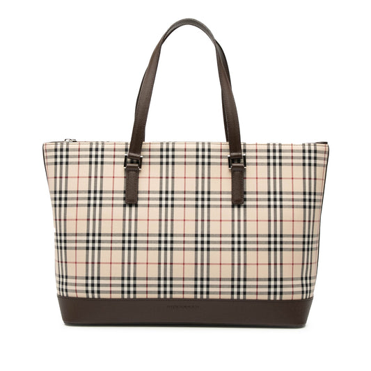 Burberry House Check Canvas Tote