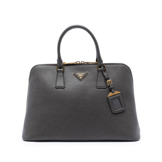 Prada Large Saffiano Lux Promenade Satchel