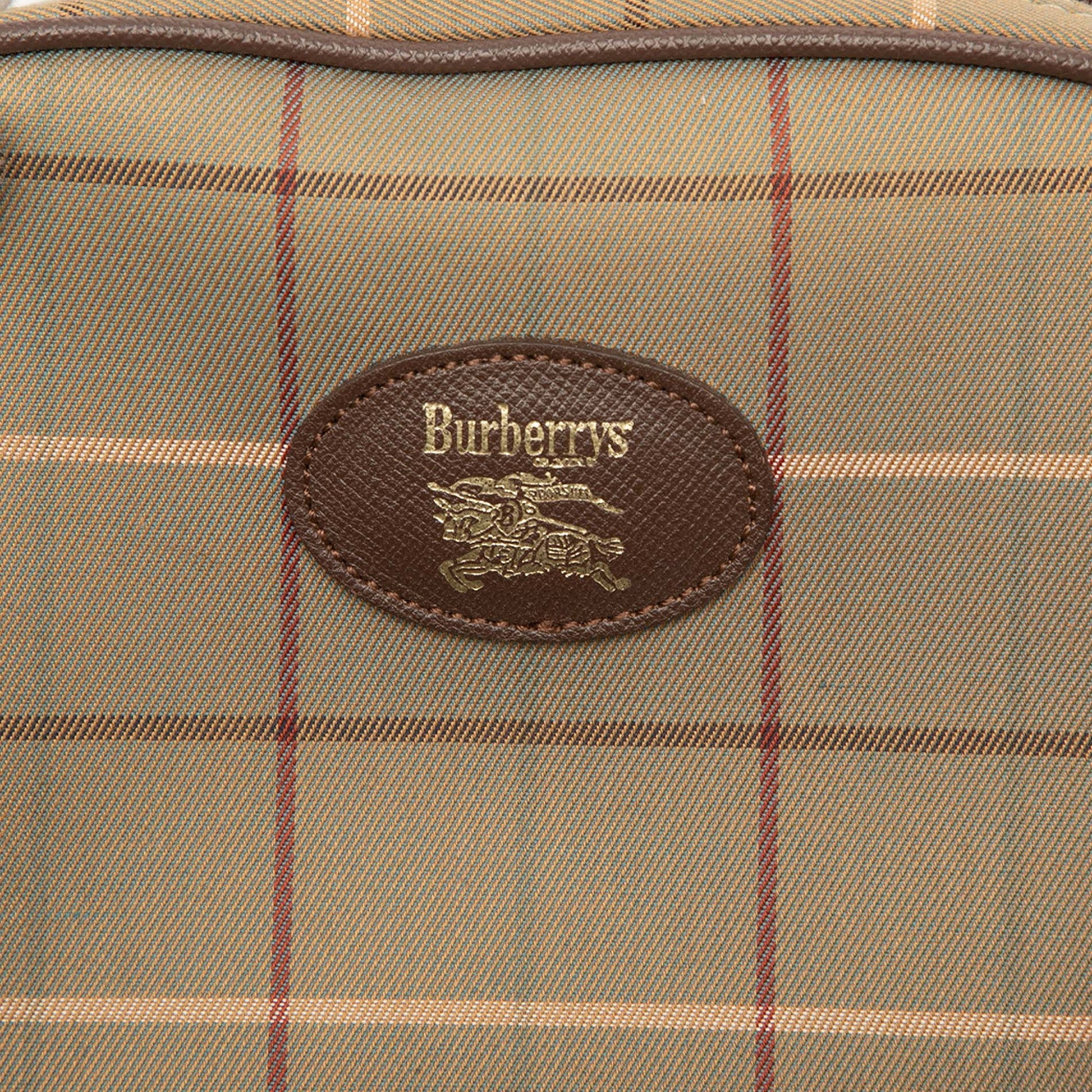 Burberry Vintage Check Canvas Crossbody