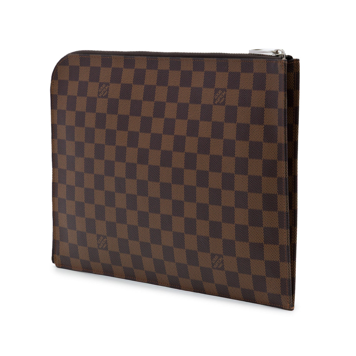 Louis Vuitton Chapman Brothers Savane Damier Ebene Lion Pochette Jour GM — Brown