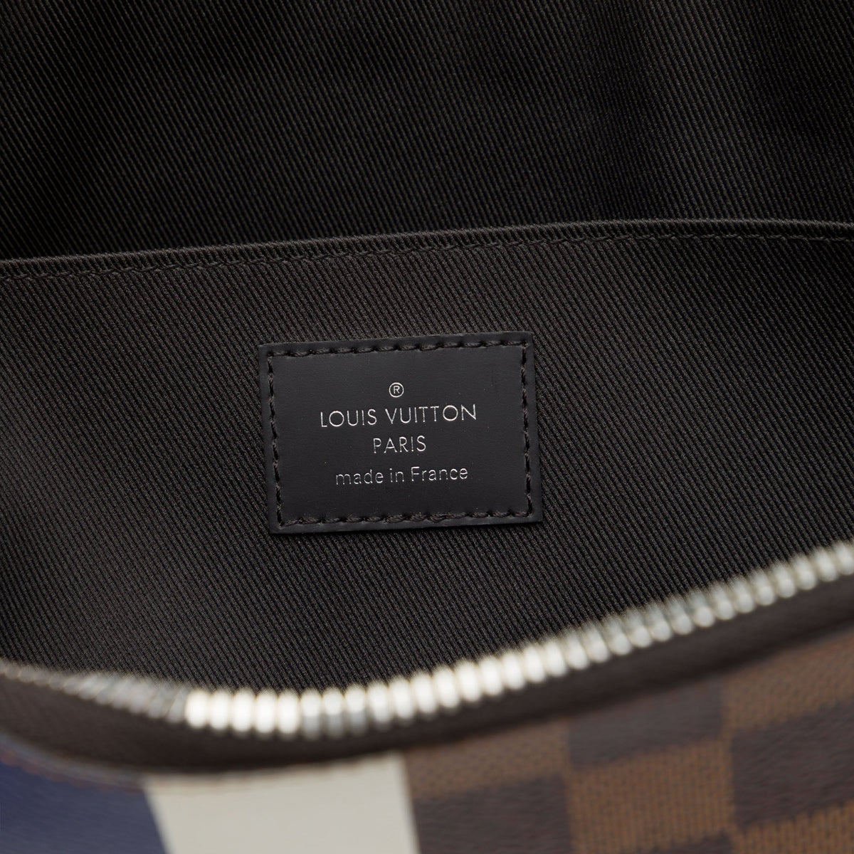 Louis Vuitton Chapman Brothers Savane Damier Ebene Lion Pochette Jour GM — Brown