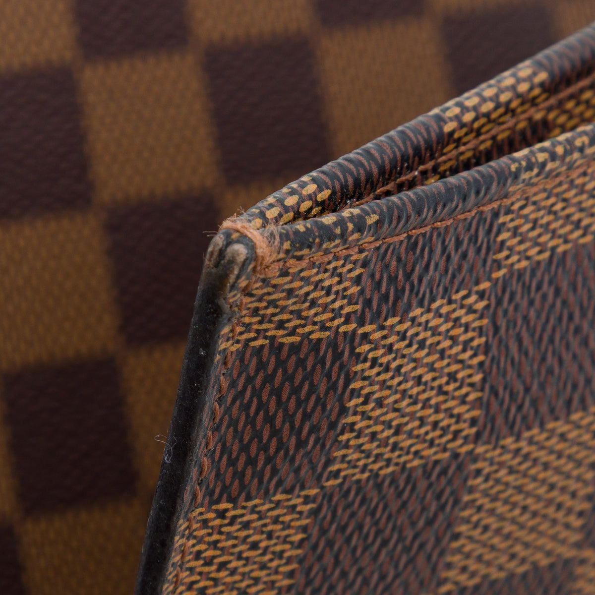 Louis Vuitton Chapman Brothers Savane Damier Ebene Lion Pochette Jour GM — Brown