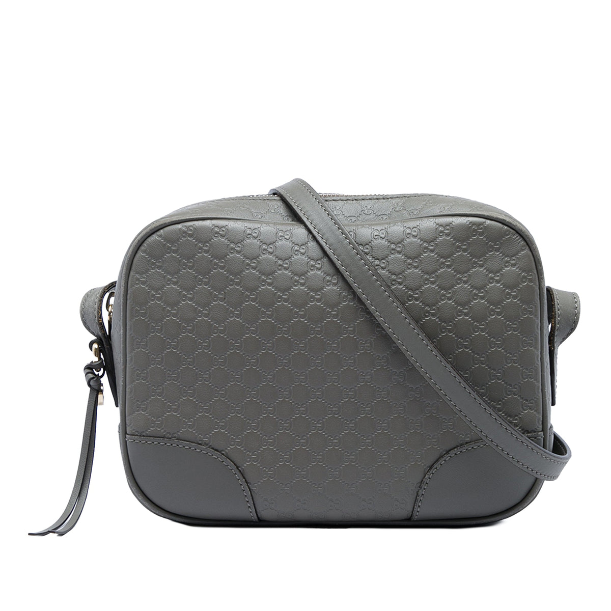 Gucci Microguccissima Bree Crossbody — Gray