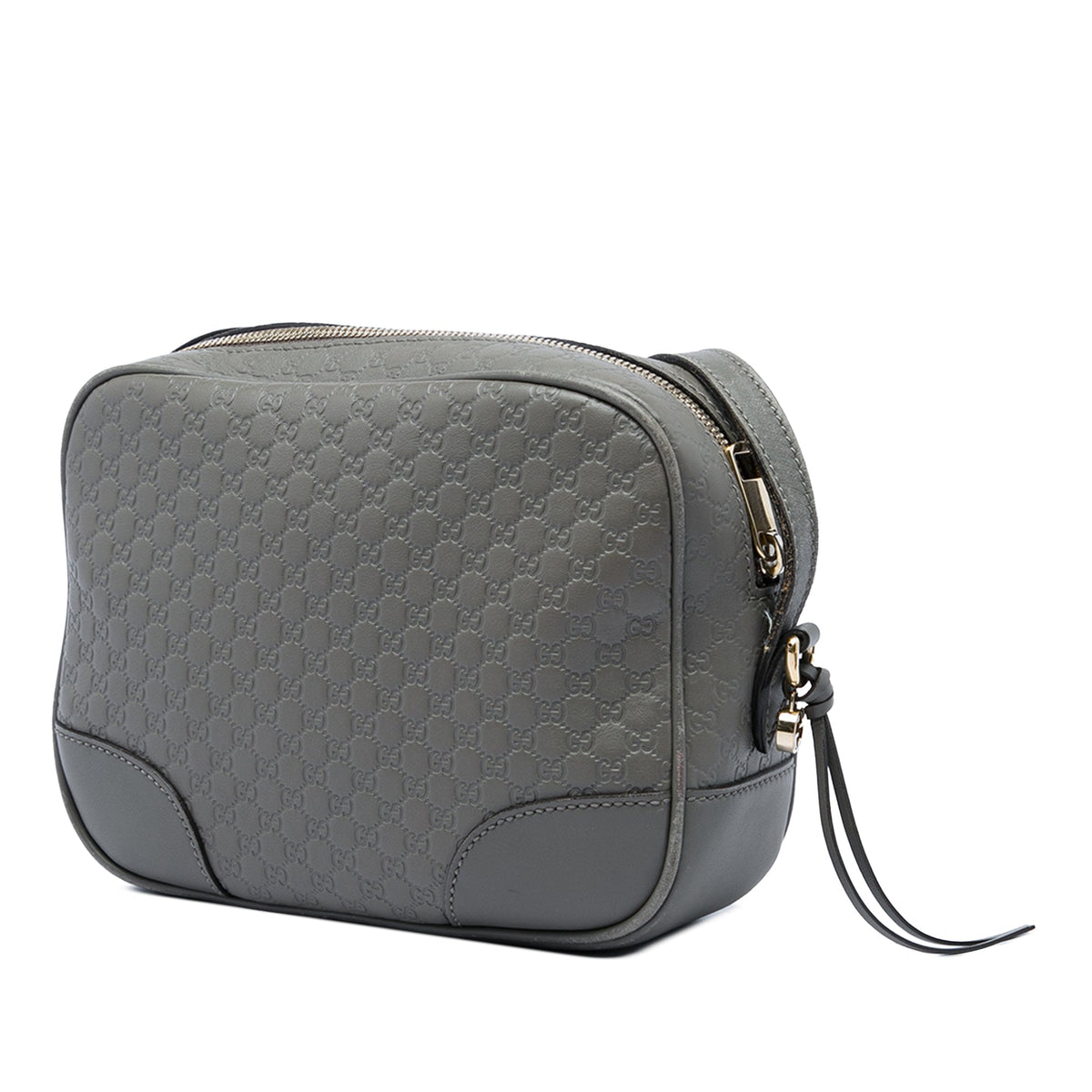 Gucci Microguccissima Bree Crossbody — Gray