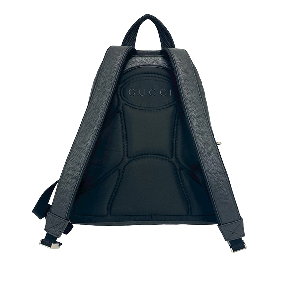 Gucci Jumbo GG Embossed Leather Backpack