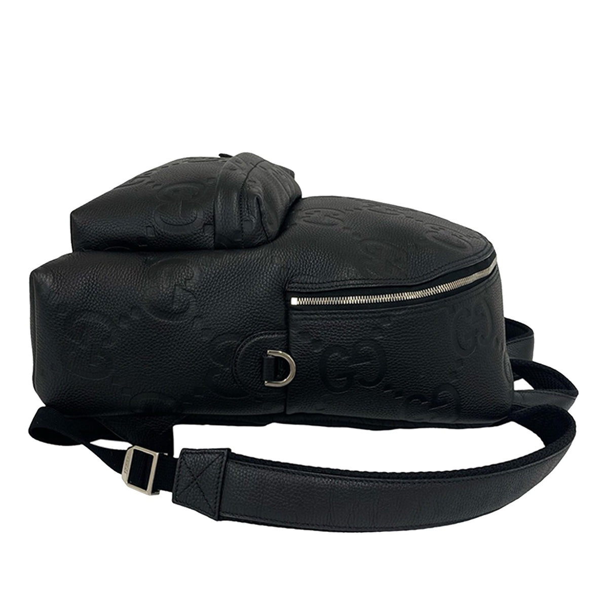 Gucci Jumbo GG Embossed Leather Backpack