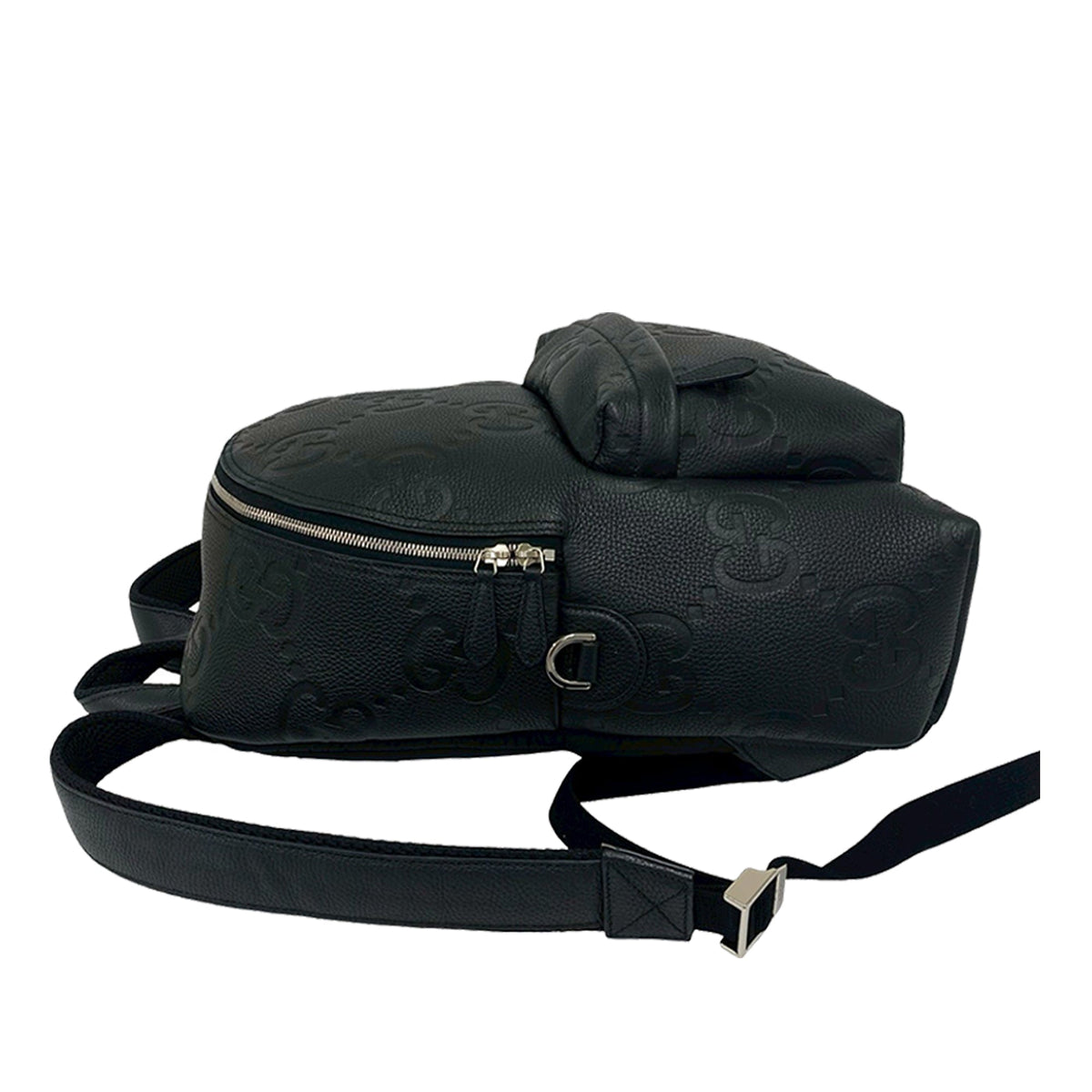Gucci Jumbo GG Embossed Leather Backpack