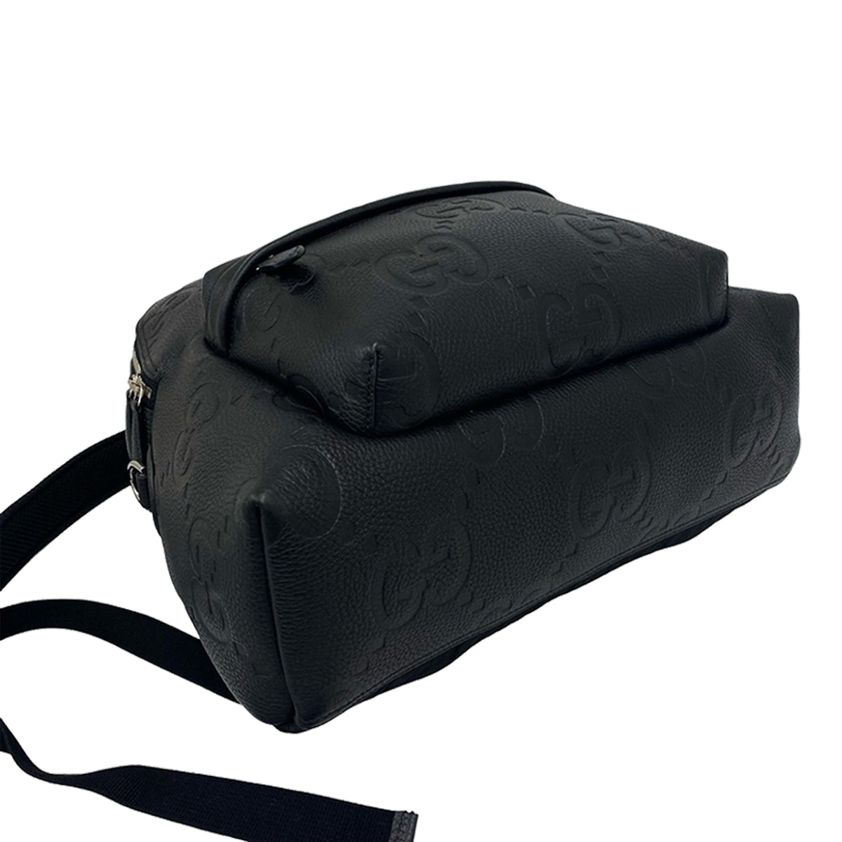 Gucci Jumbo GG Embossed Leather Backpack