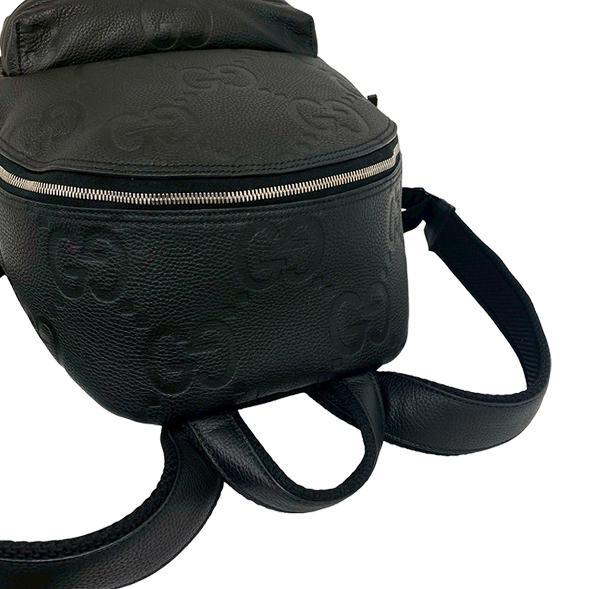 Gucci Jumbo GG Embossed Leather Backpack