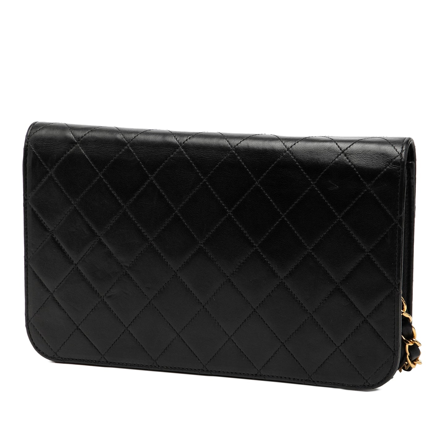 Chanel CC Quilted Lambskin Full Single Flap