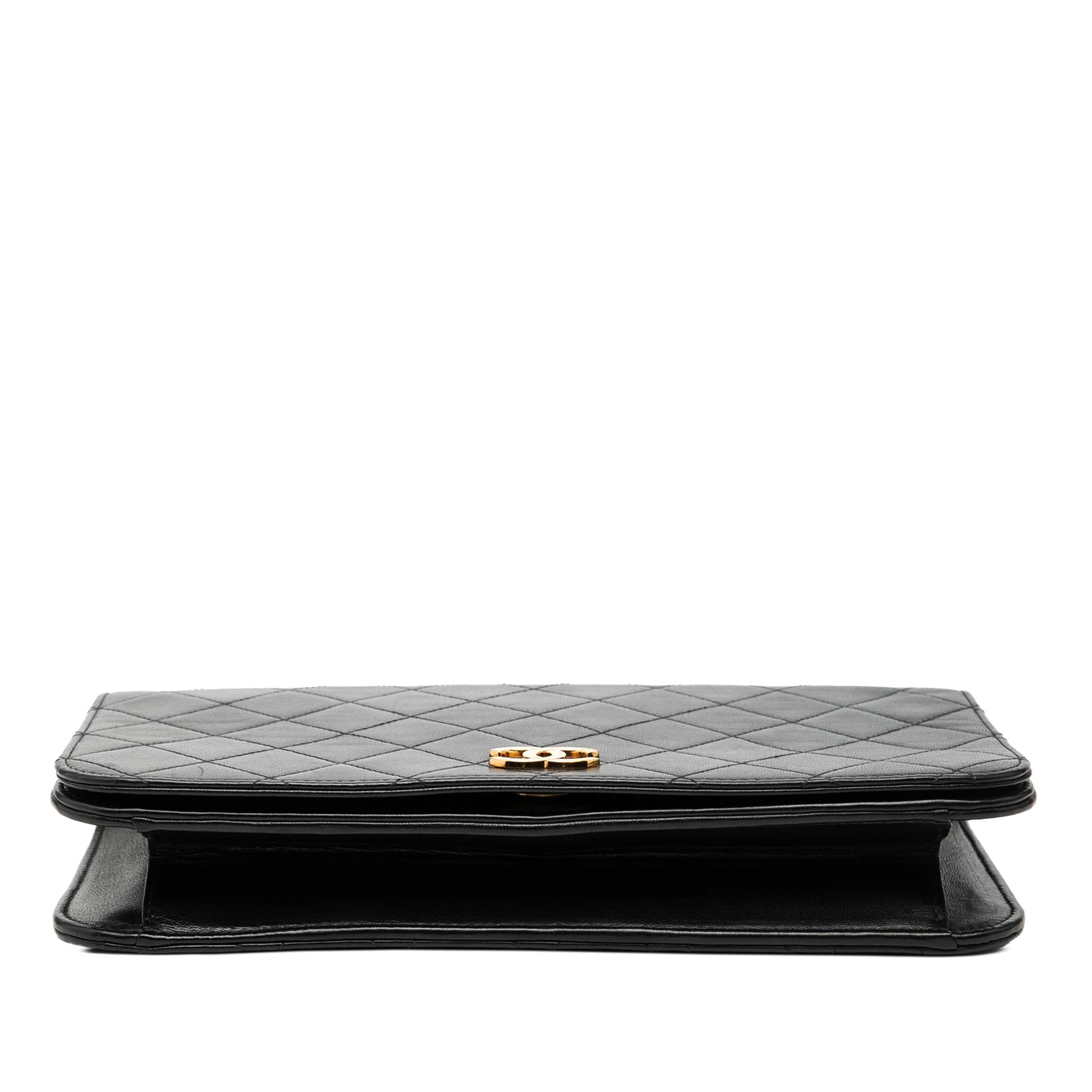 Chanel CC Quilted Lambskin Full Single Flap
